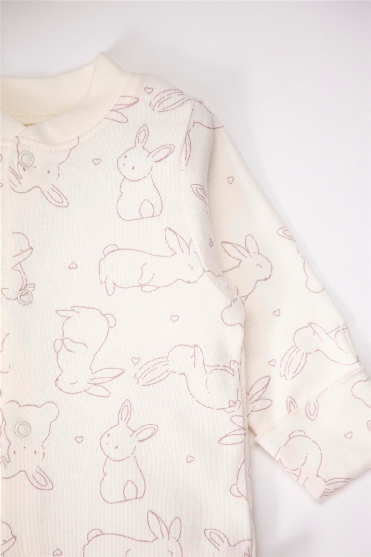 ELDİVENLİ PATİKLİ TULUM 2Lİ (CUTE BUNNY) MOR