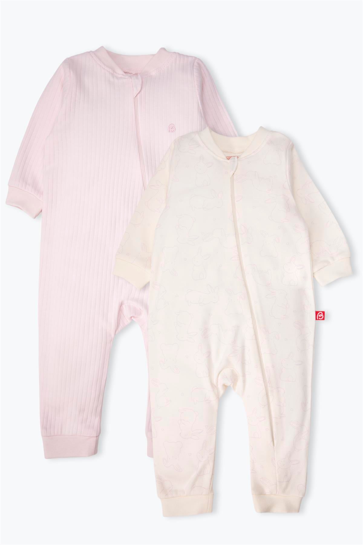 ELDİVENSİZ PATİKSİZ TULUM 2Lİ (CUTE BUNNY) PEMBE