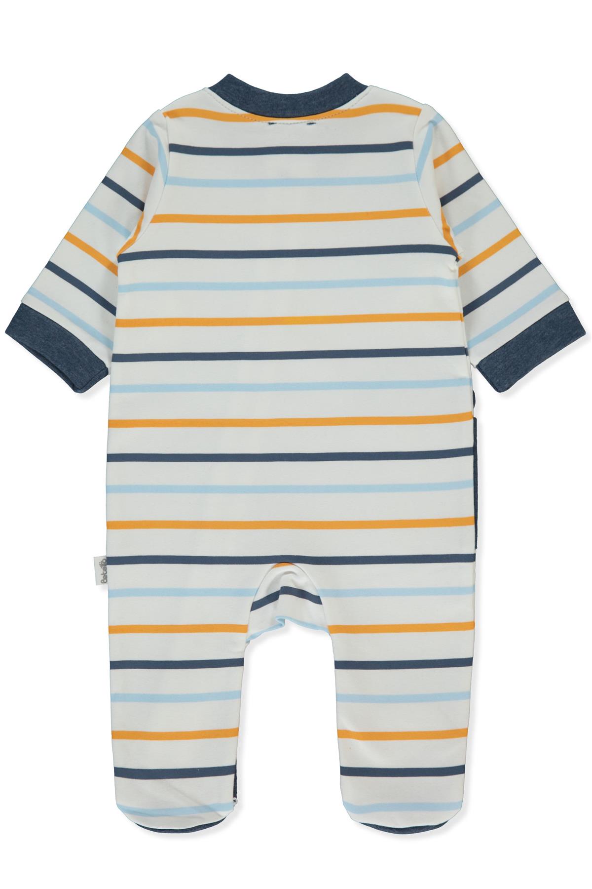 İKİ İP FERMUARLI PATİKLİ TULUM (BEBETTO BOY TEAM) LACİVERT
