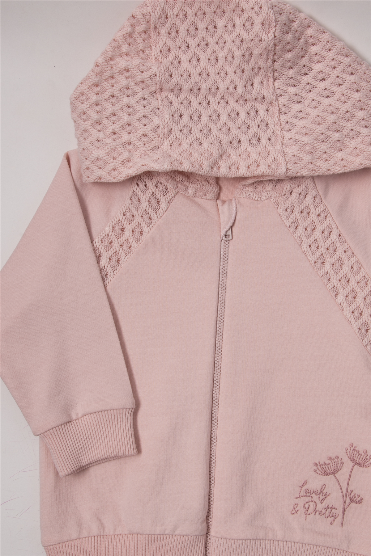 İKİ İP HIRKA 2Lİ TAKIM (LACY GIRL) PEMBE