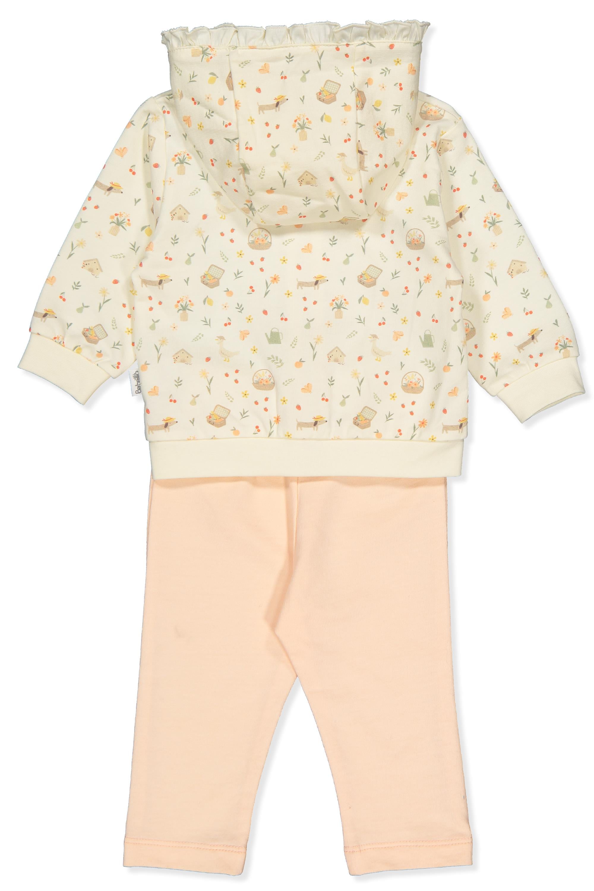 İKİ İP KAPŞONLU FERMUARLI HIRKA 2Lİ TAKIM (CUTE DUCK) SOMON