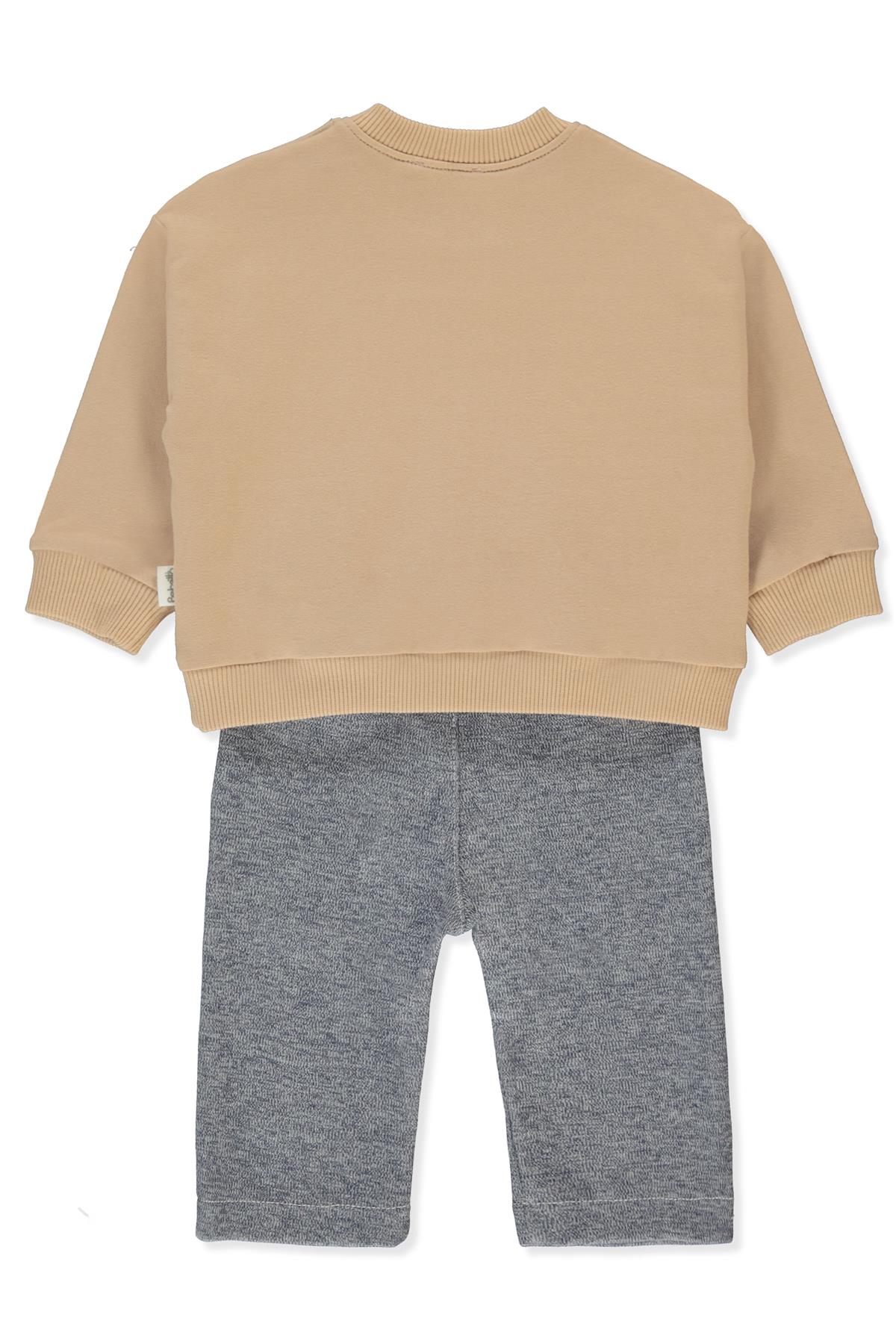 İKİ İP ŞARDONLU SWEAT 2Lİ TAKIM (KEEP READY) LACİVERT