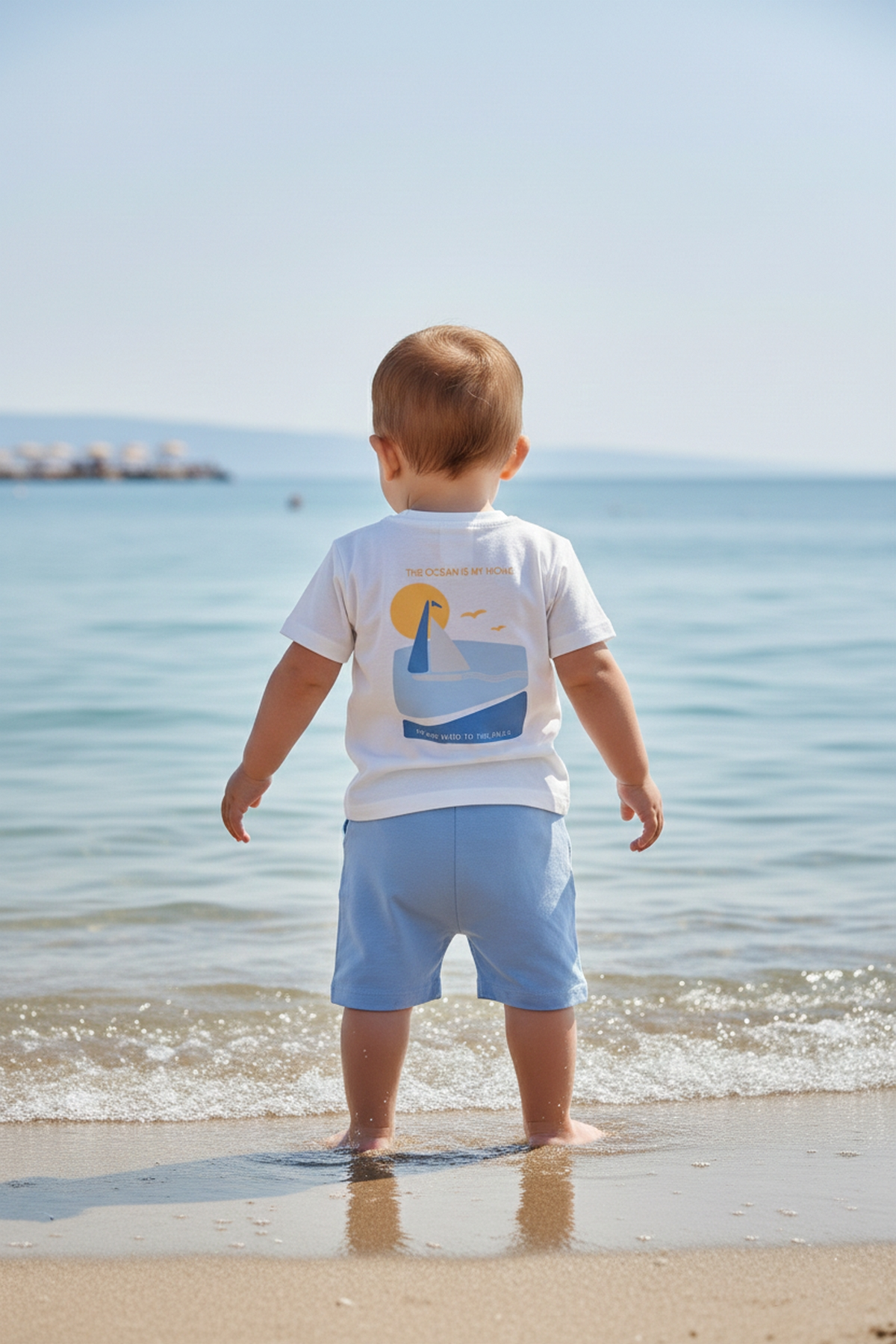 İKİ İP ŞORT 2Lİ TAKIM (IN THE SEA) MAVİ