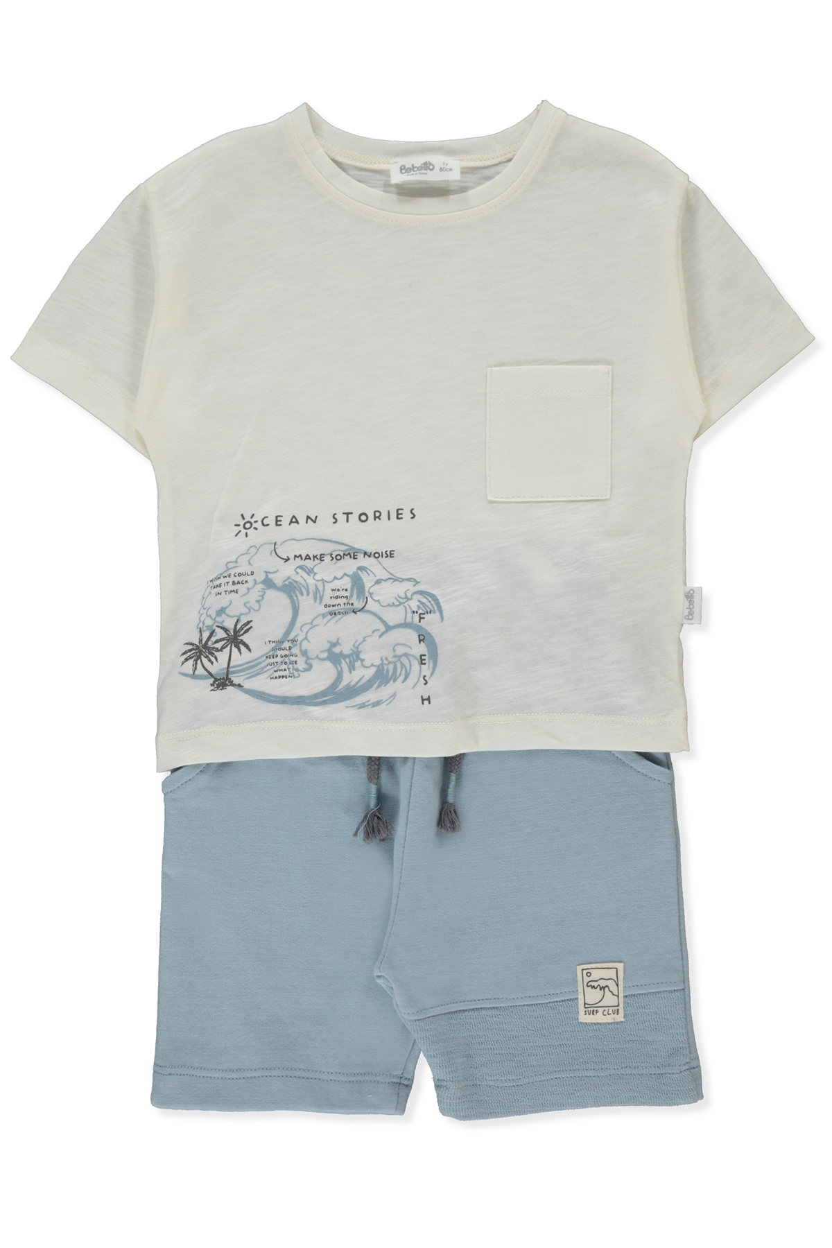 İKİ İP ŞORT 2Lİ TAKIM (SURF) İNDİGO