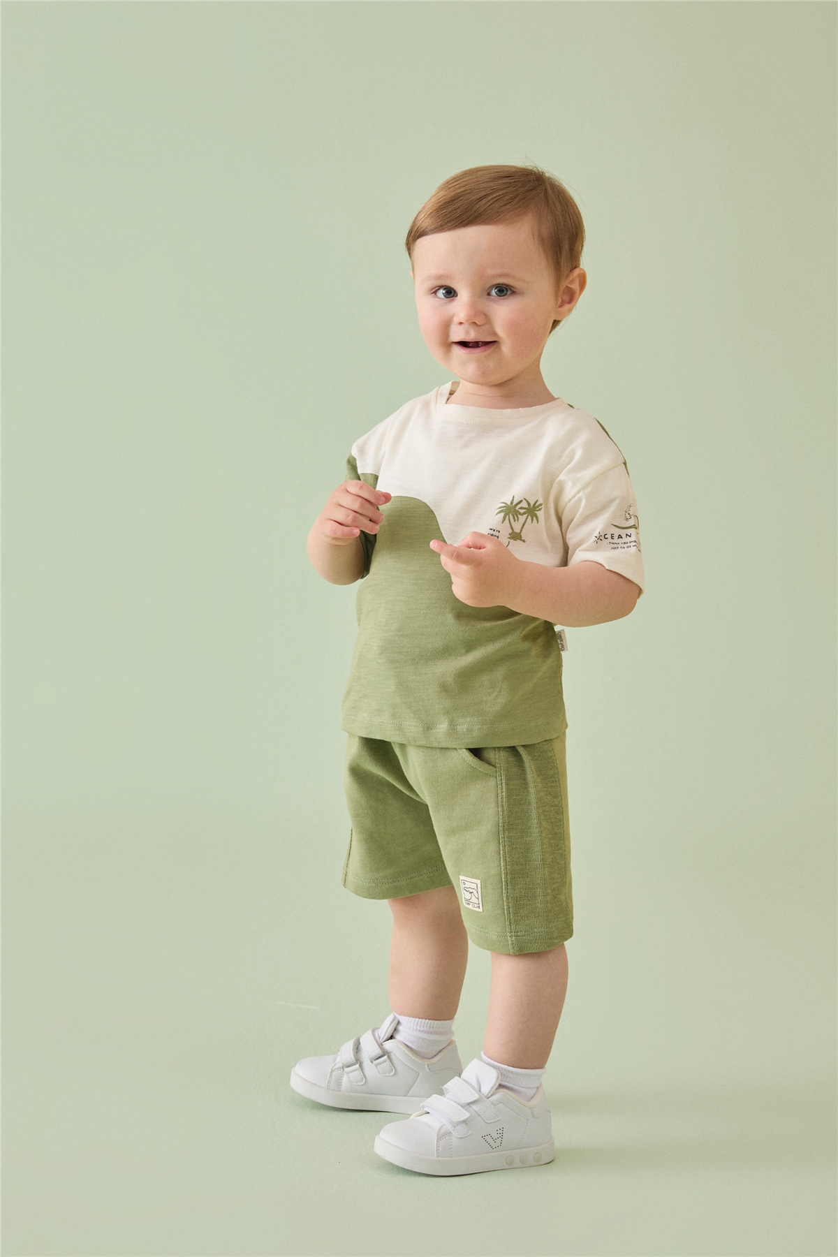 İKİ İP ŞORT 2Lİ TAKIM (SURF) YEŞİL