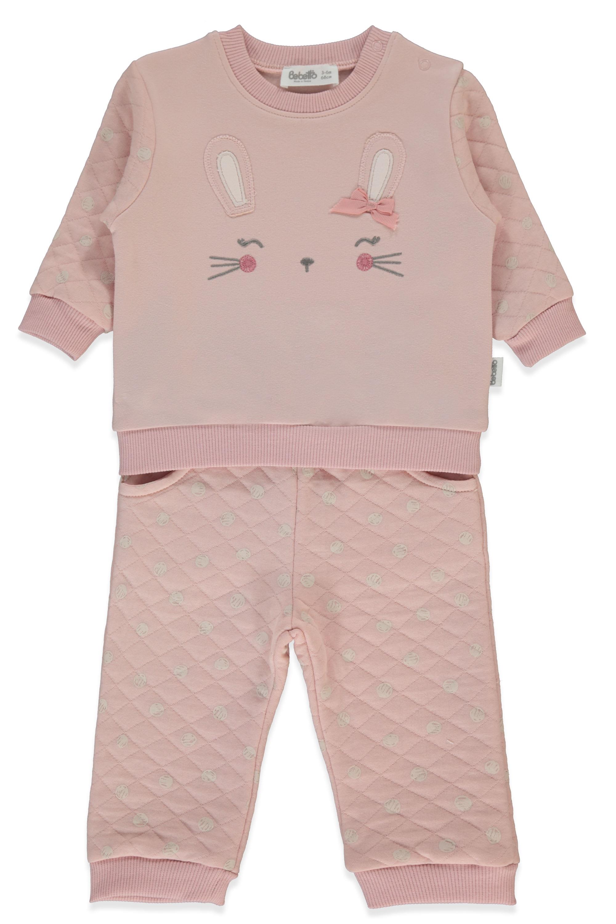 İKİ İP SWEAT 2Lİ TAKIM (BUNNY) GÜL KURUSU
