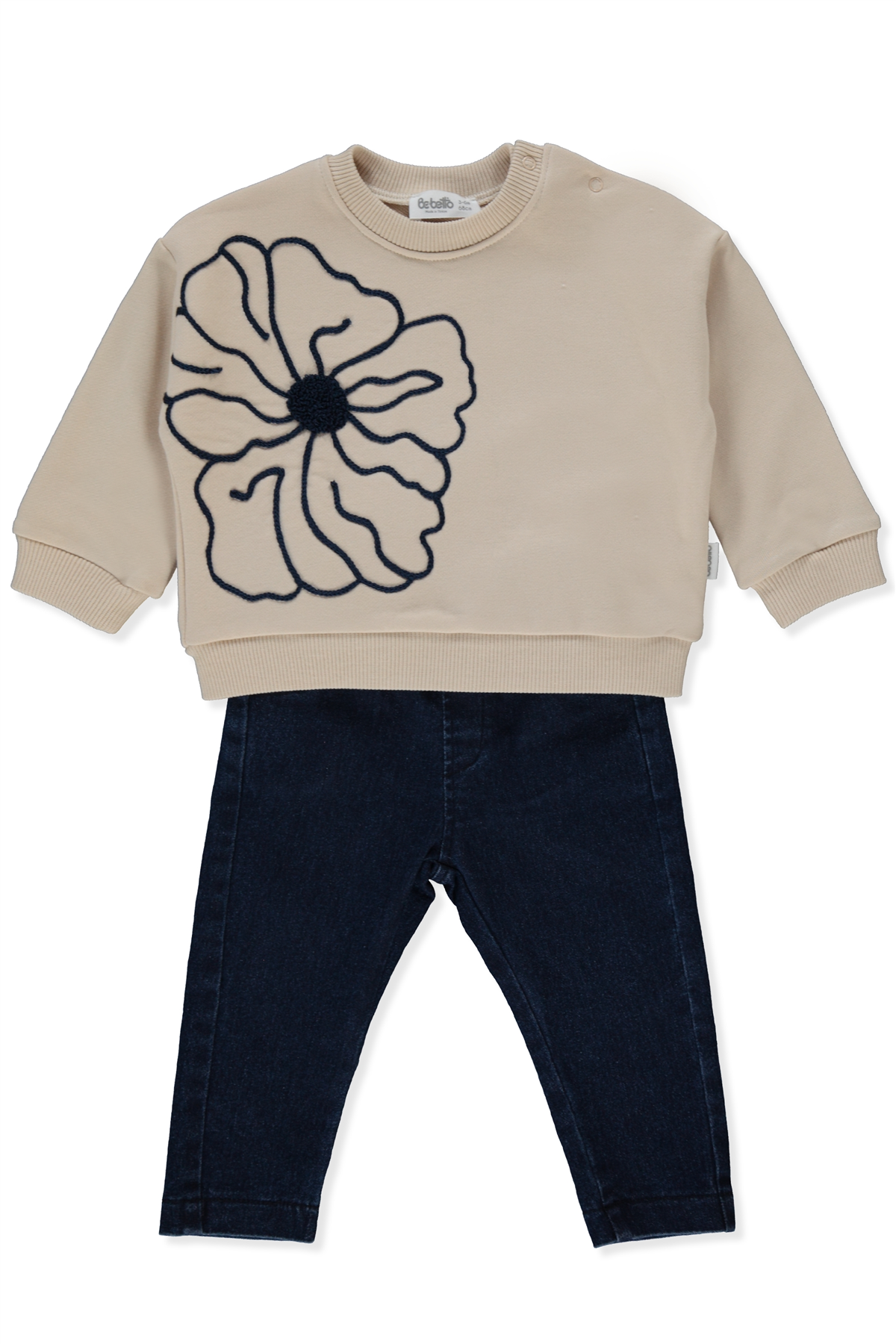 İKİ İP SWEAT 2Lİ TAKIM (FESTIVE) BEJ