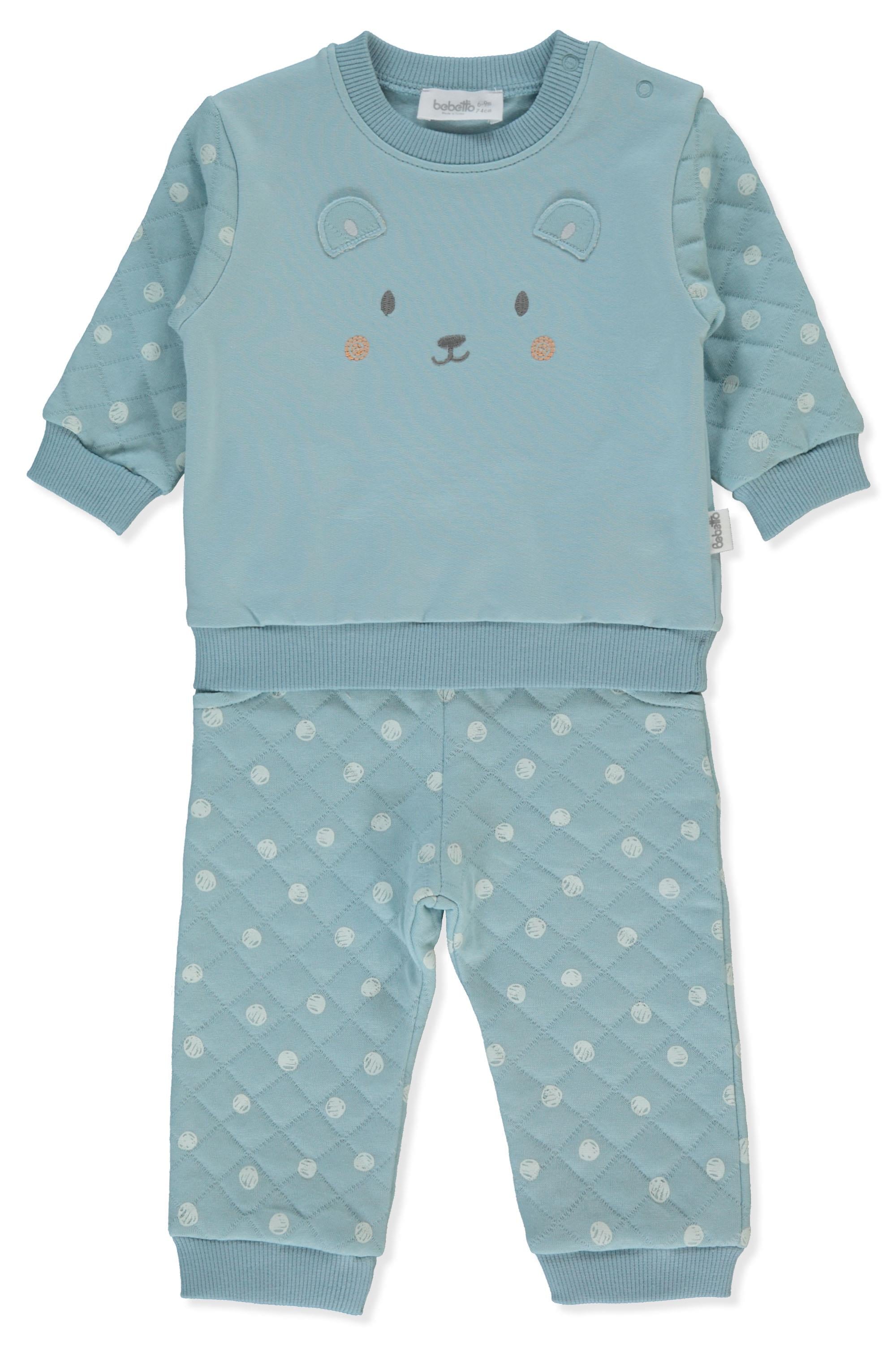 İKİ İP SWEAT 2Lİ TAKIM (TEDDY) PETROL YEŞİL