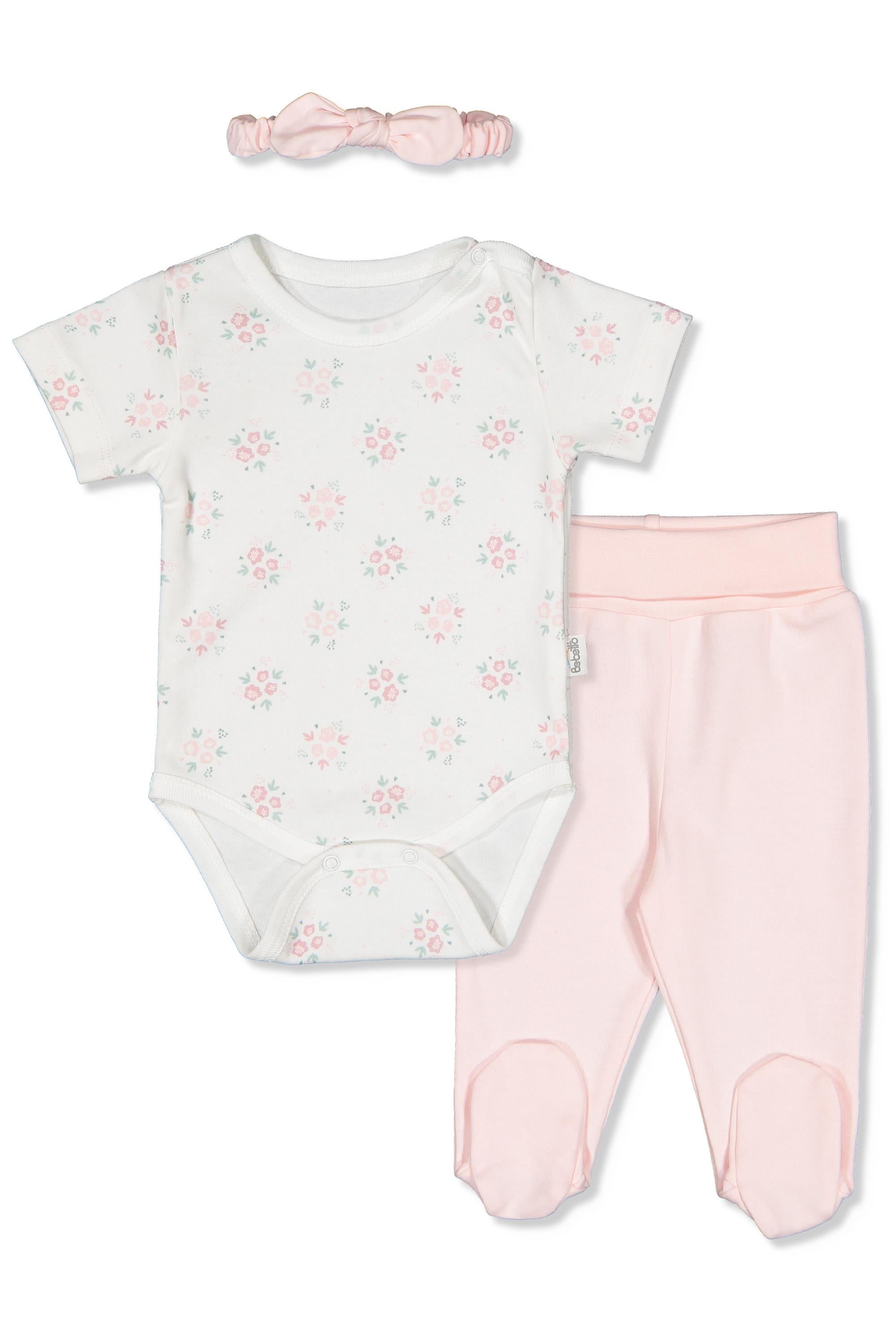 İNTERLOK BODY SET 3LÜ (FLOWERS/25) SOMON