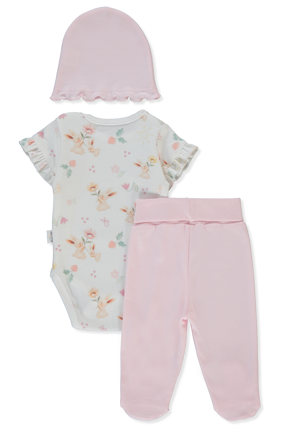 İNTERLOK BODY SET 3LÜ (MY SUN) PEMBE