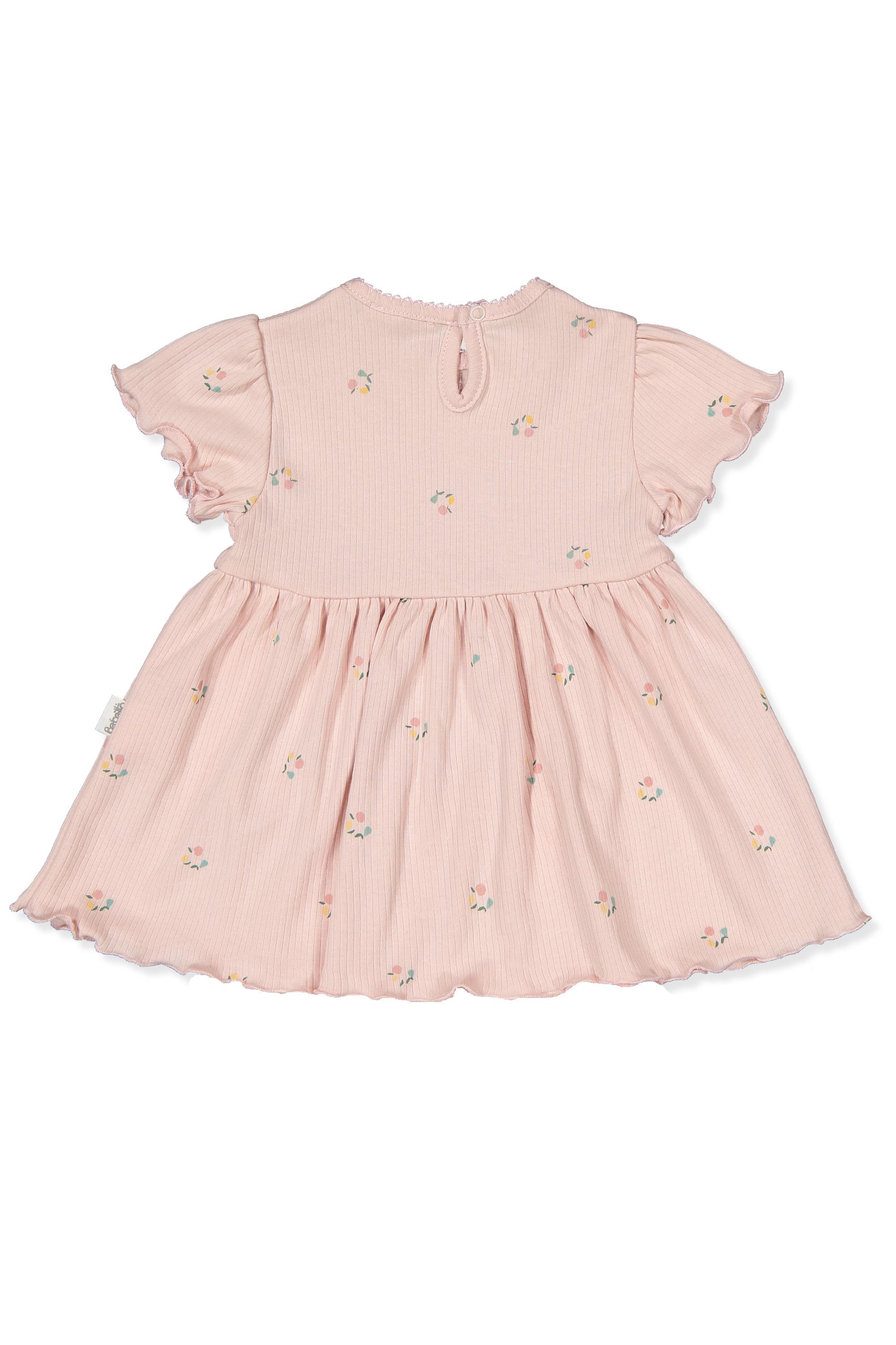 İNTERLOK ELBİSE (PINK PEAR) GÜL KURUSU