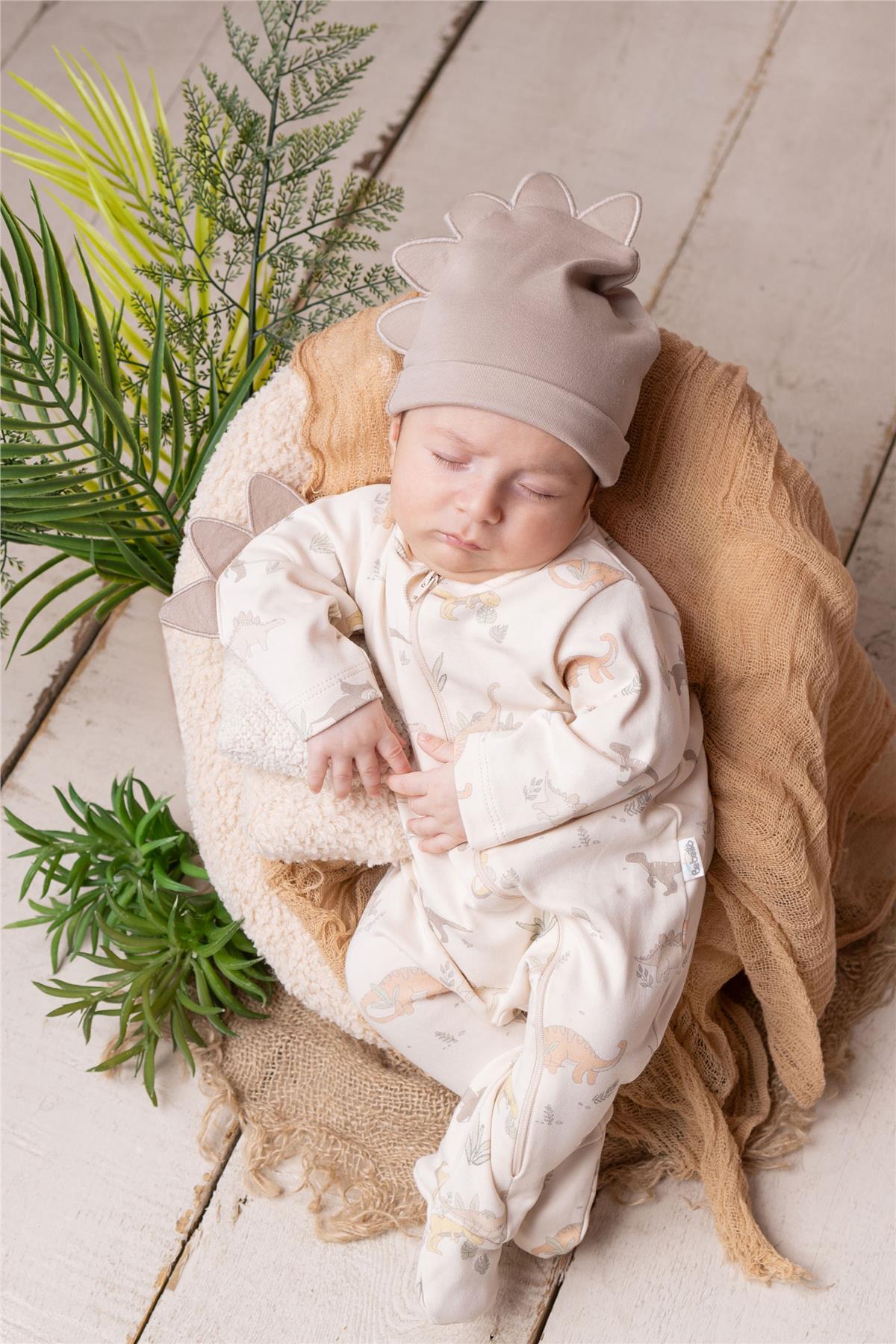 İNTERLOK FERMUARLI PATİKLİ TULUM (ME AND DUDES) BEJ