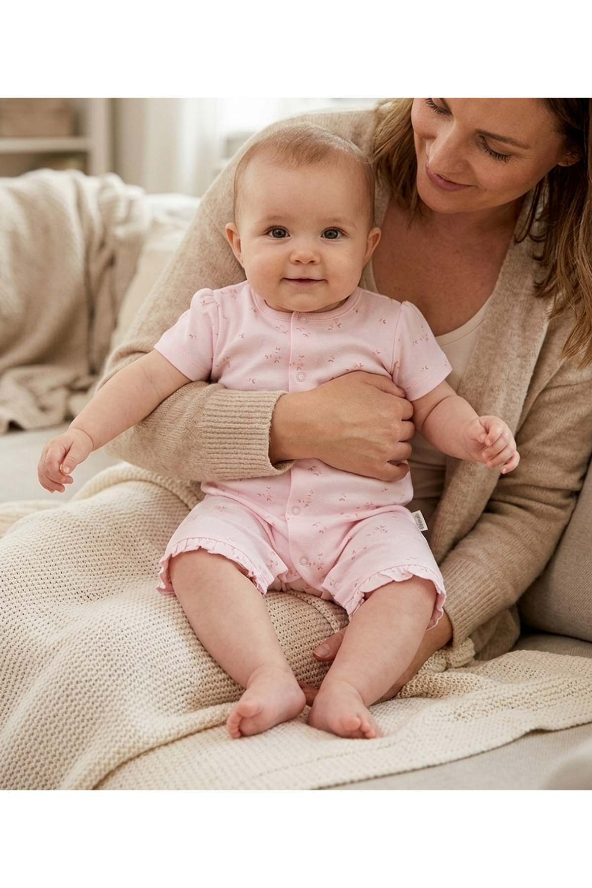 İNTERLOK GOLF TULUM BASKILI (FLOWER GARDEN) PEMBE