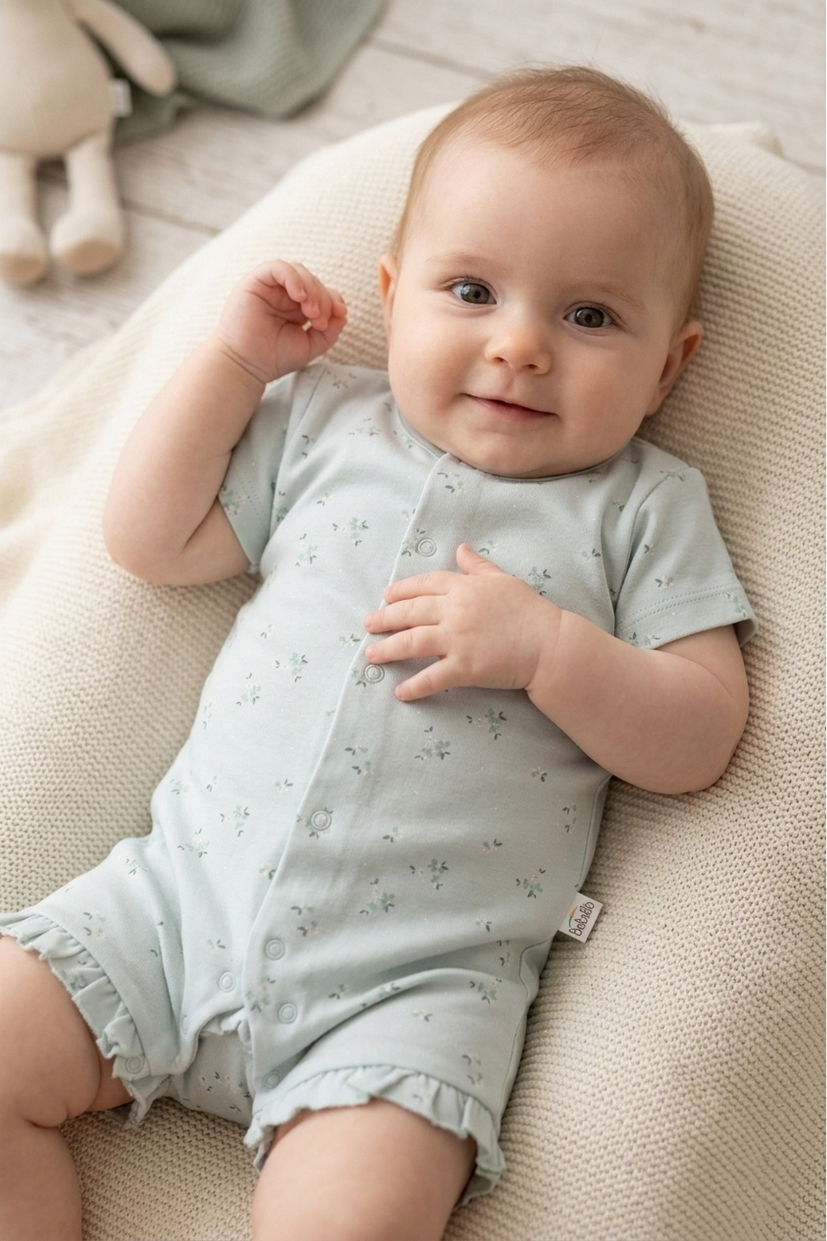 İNTERLOK GOLF TULUM BASKILI (FLOWER GARDEN) MİNT