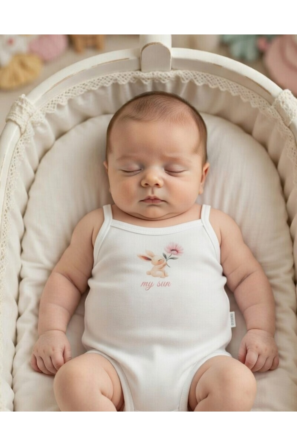 İNTERLOK İP ASKILI BODY AY (MY SUN) EKRU