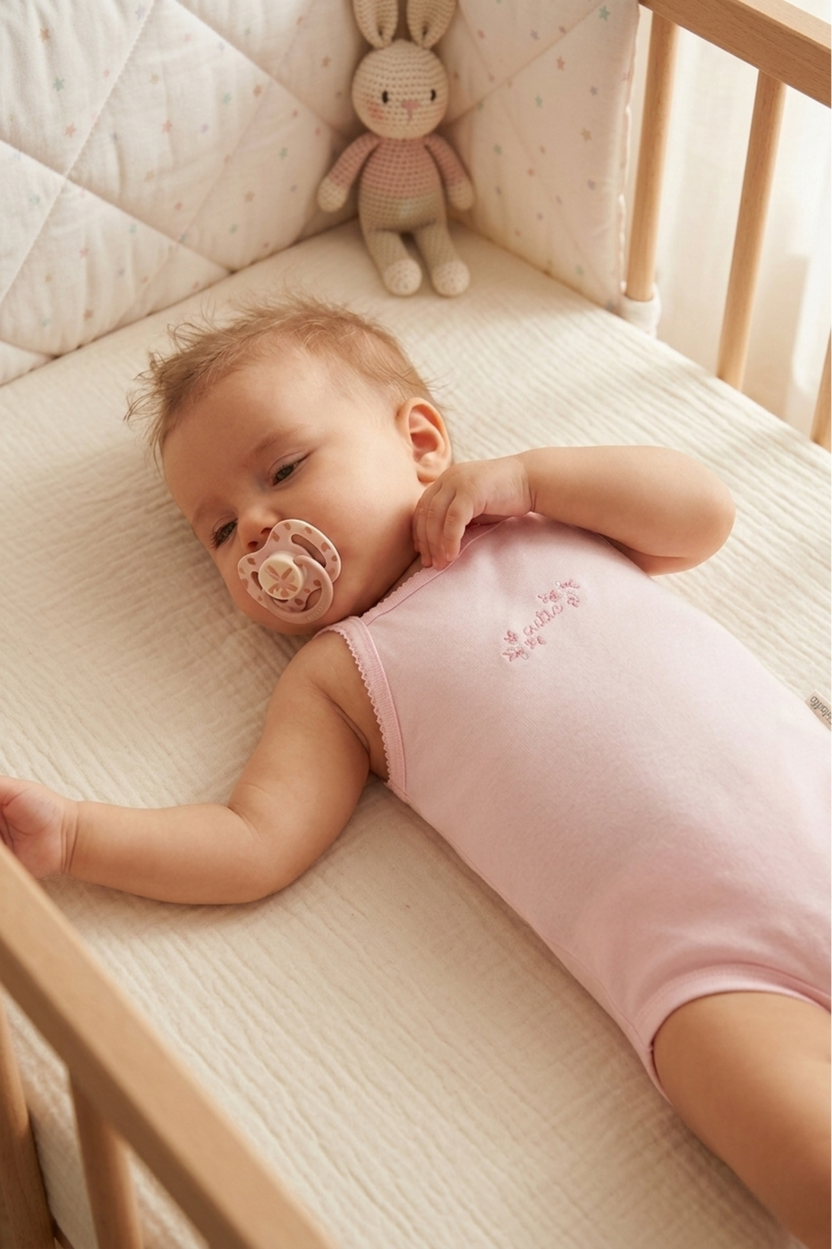 İNTERLOK İP ASKILI BODY YAŞ (FLOWER GARDEN) PEMBE