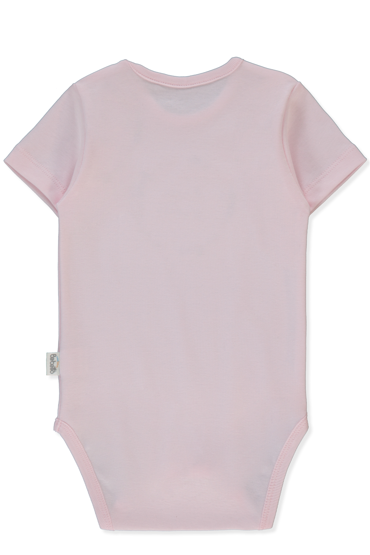 İNTERLOK KISA KOLLU BODY YAŞ (FLOWER GARDEN) PEMBE