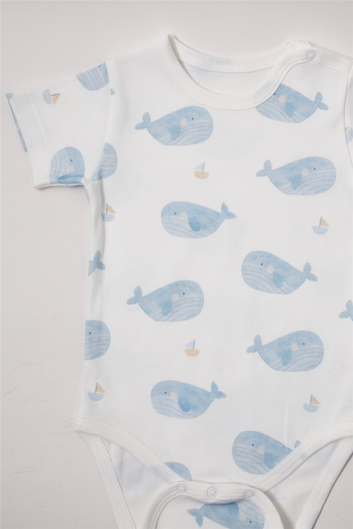 İNTERLOK KISA KOLLU BODY YAŞ (SAIL AWAY) EKRU
