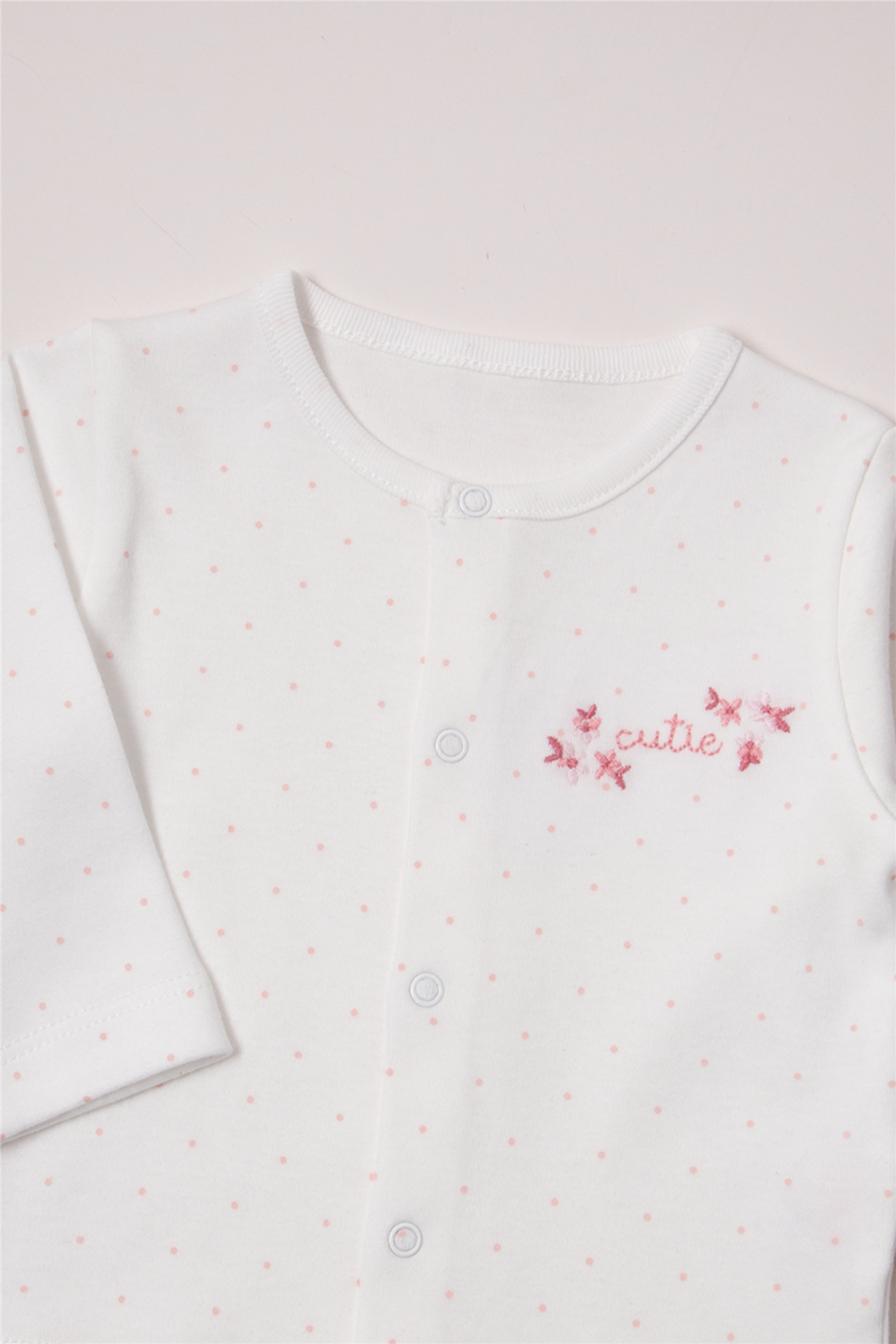 İNTERLOK PATİKLİ PİJAMA TAKIMI 2Lİ (FLOWER GARDEN) PEMBE