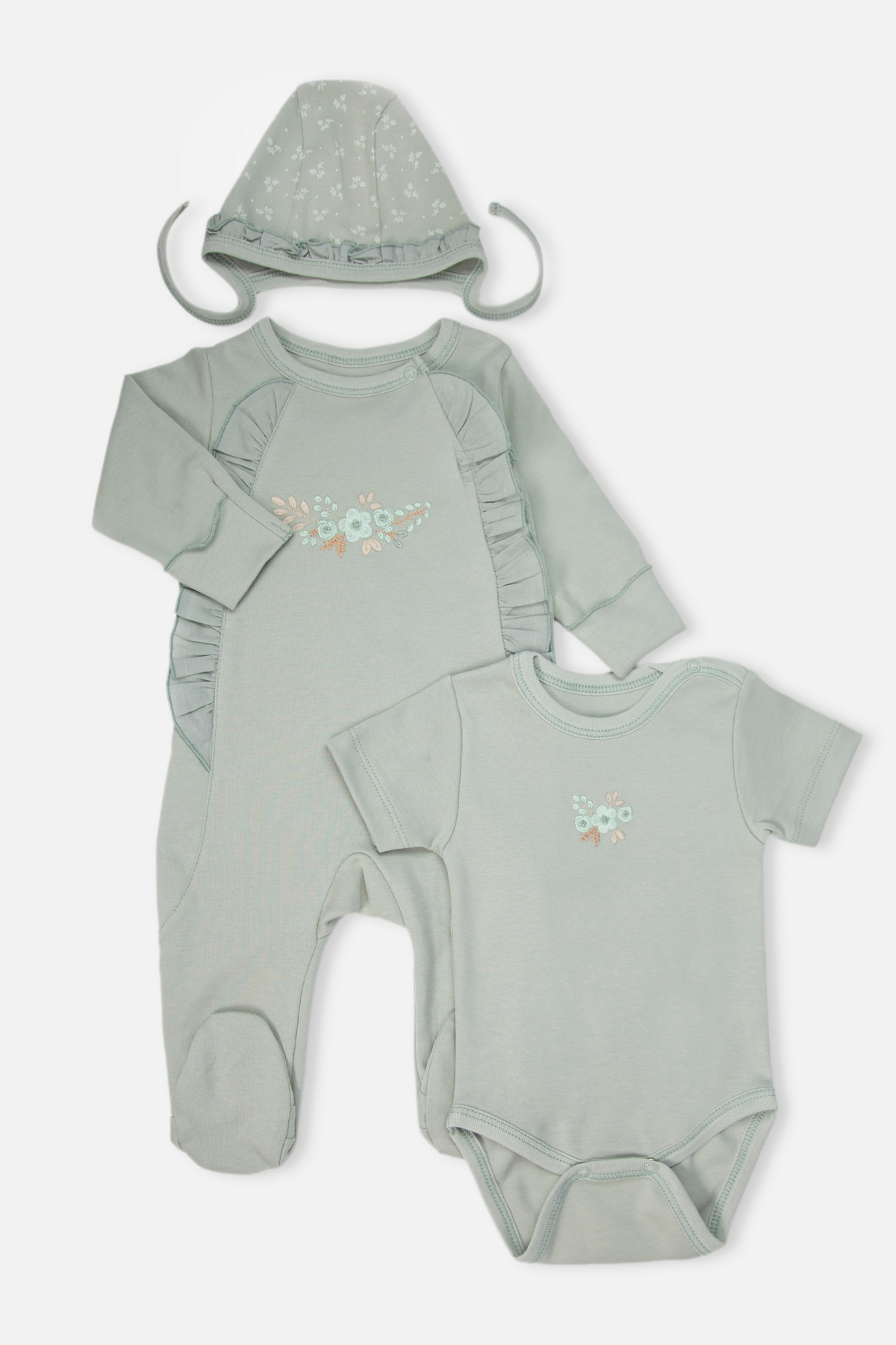 İNTERLOK PATİKLİ TULUM SET 3LÜ (CUTE GIRL) MİNT