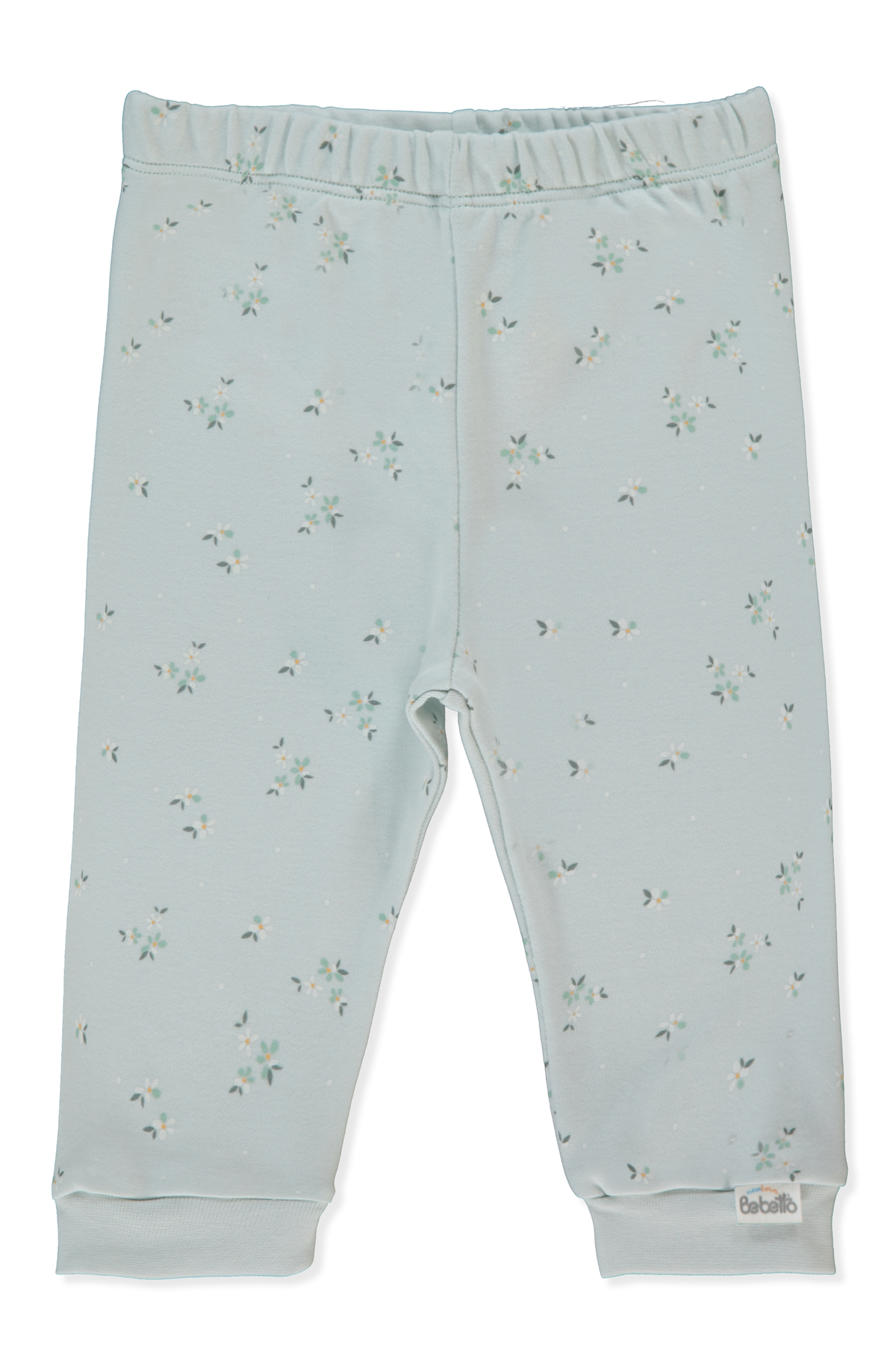 İNTERLOK PATİKSİZ PANTOLON (FLOWER GARDEN) MİNT