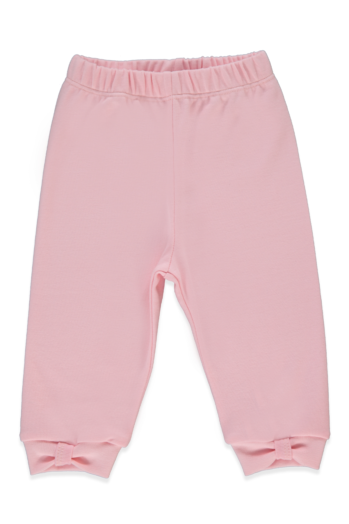 İNTERLOK PATİKSİZ PANTOLON (LOVES YOU) PEMBE