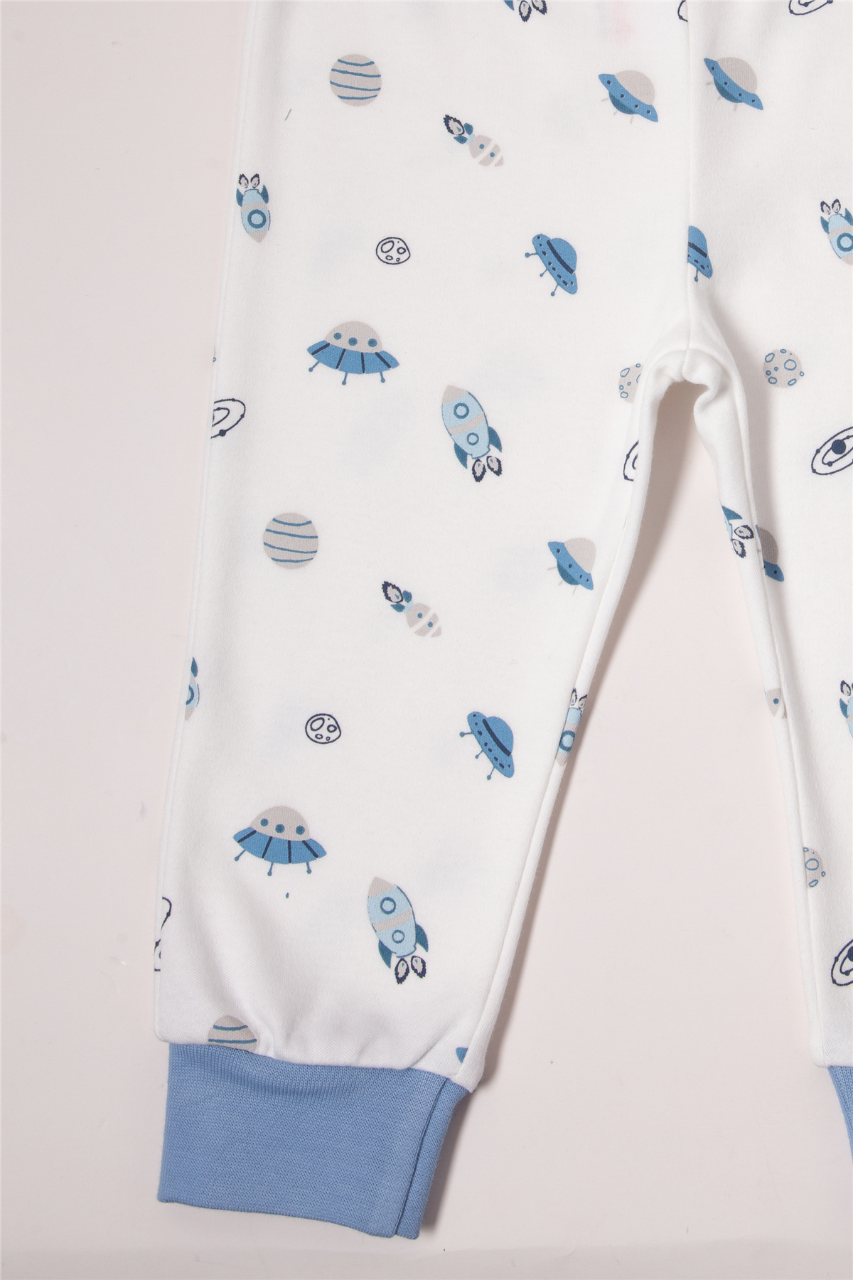 İNTERLOK PATİKSİZ PİJAMA TAKIMI 2Lİ (SWEET PYJAMAS/26) İNDİGO