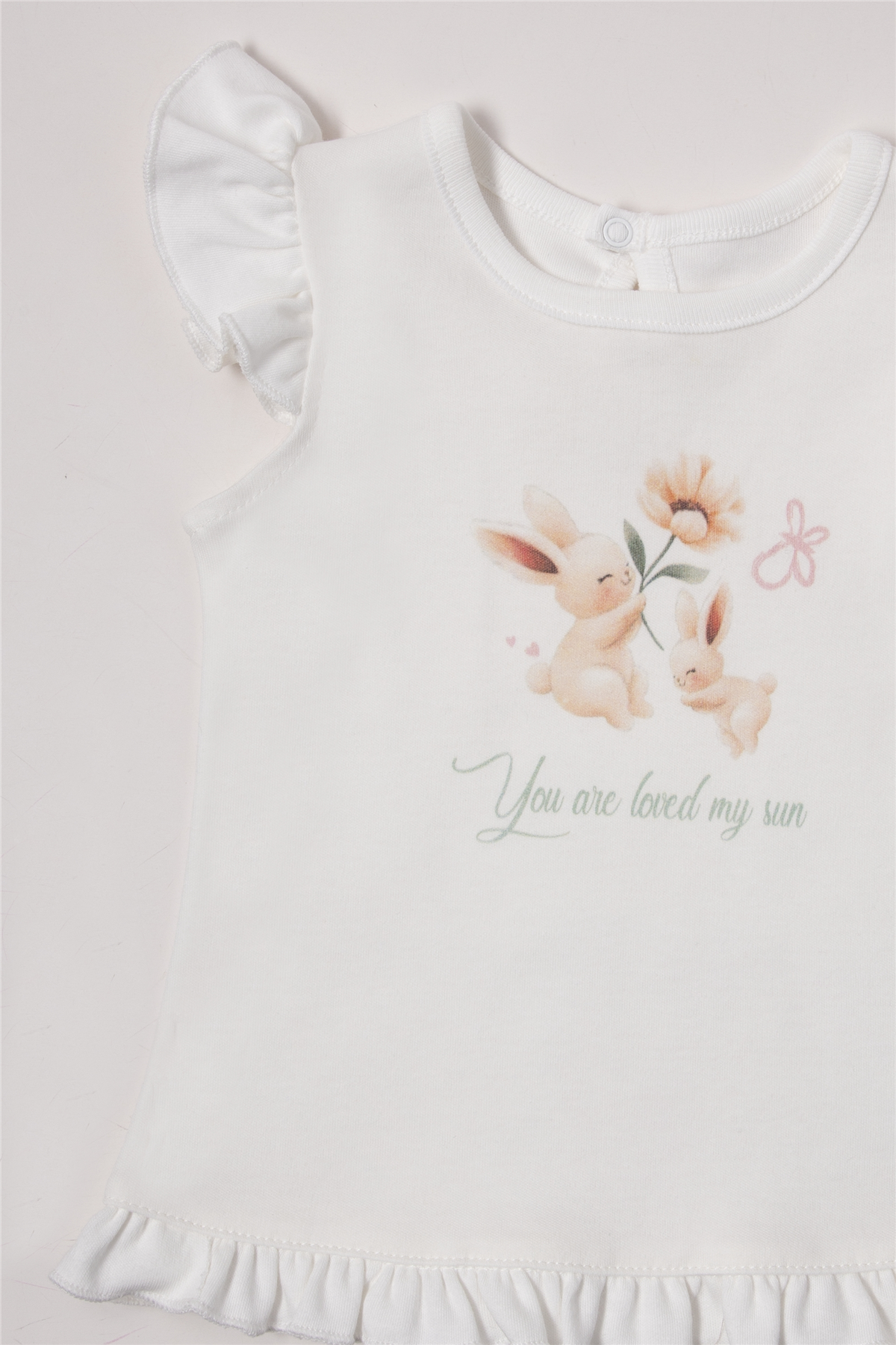 İNTERLOK PATİKSİZ PİJAMA TAKIMI 3LÜ (MY SUN) MİNT