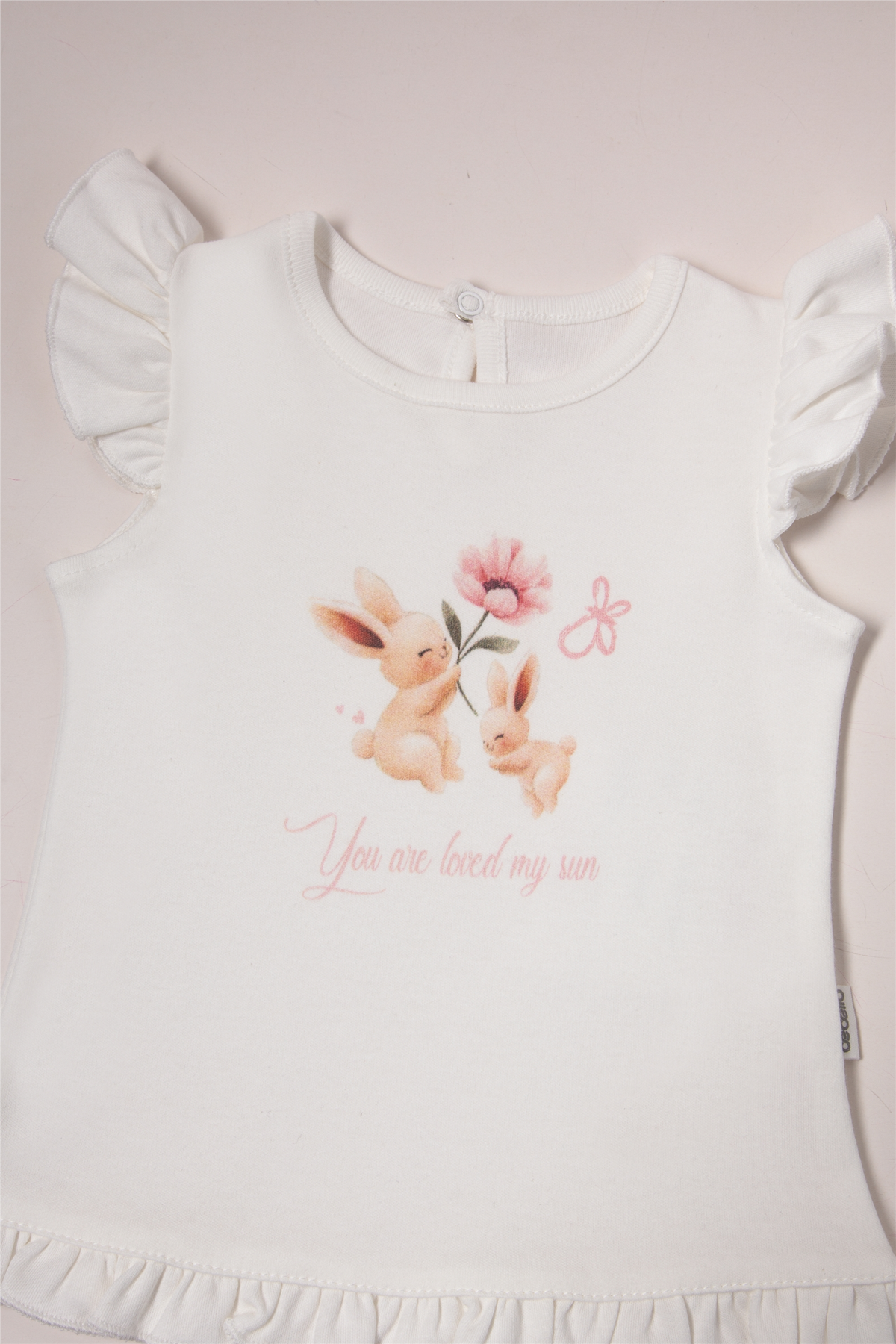İNTERLOK PATİKSİZ PİJAMA TAKIMI 3LÜ (MY SUN) PEMBE
