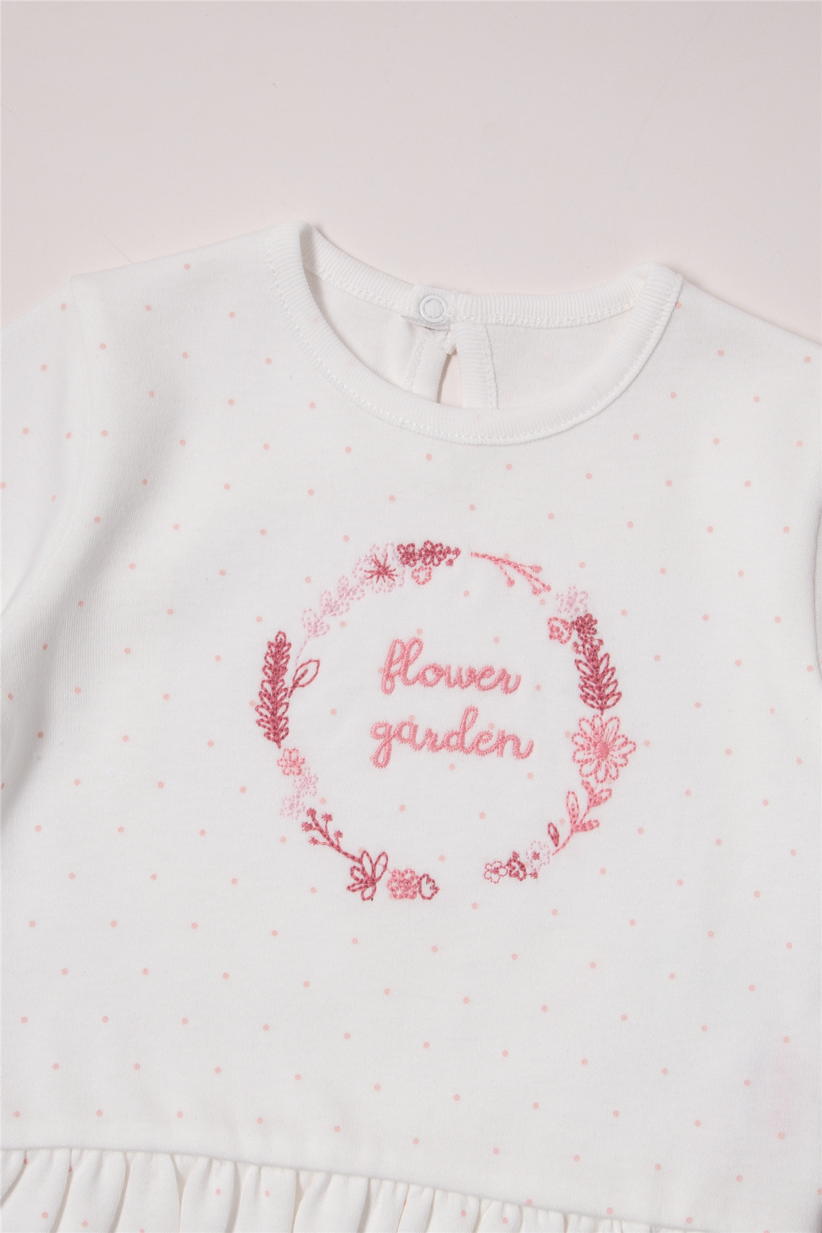 İNTERLOK ŞORTLU PİJAMA TAKIMI 2Lİ (FLOWER GARDEN) PEMBE