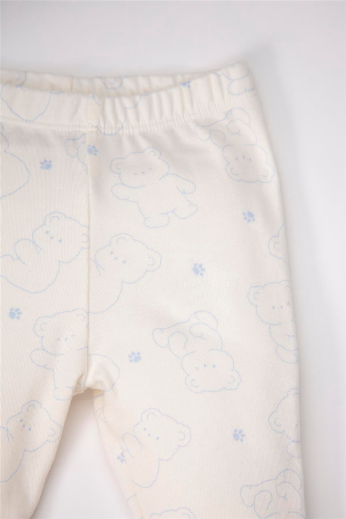 İNTERLOK TAYT 2Lİ (CUTE BEAR) MAVİ