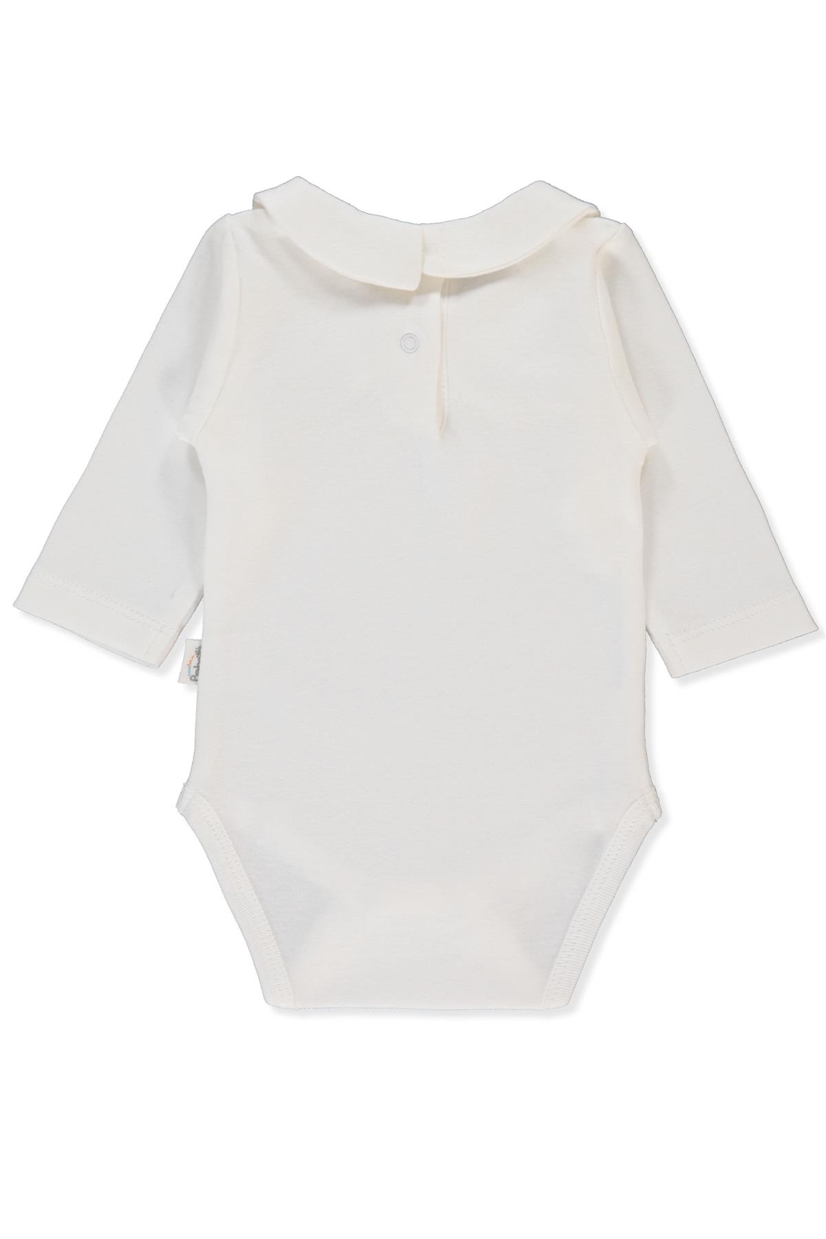 İNTERLOK UZUN KOLLU BODY AY (BABY KING/25) BEJ