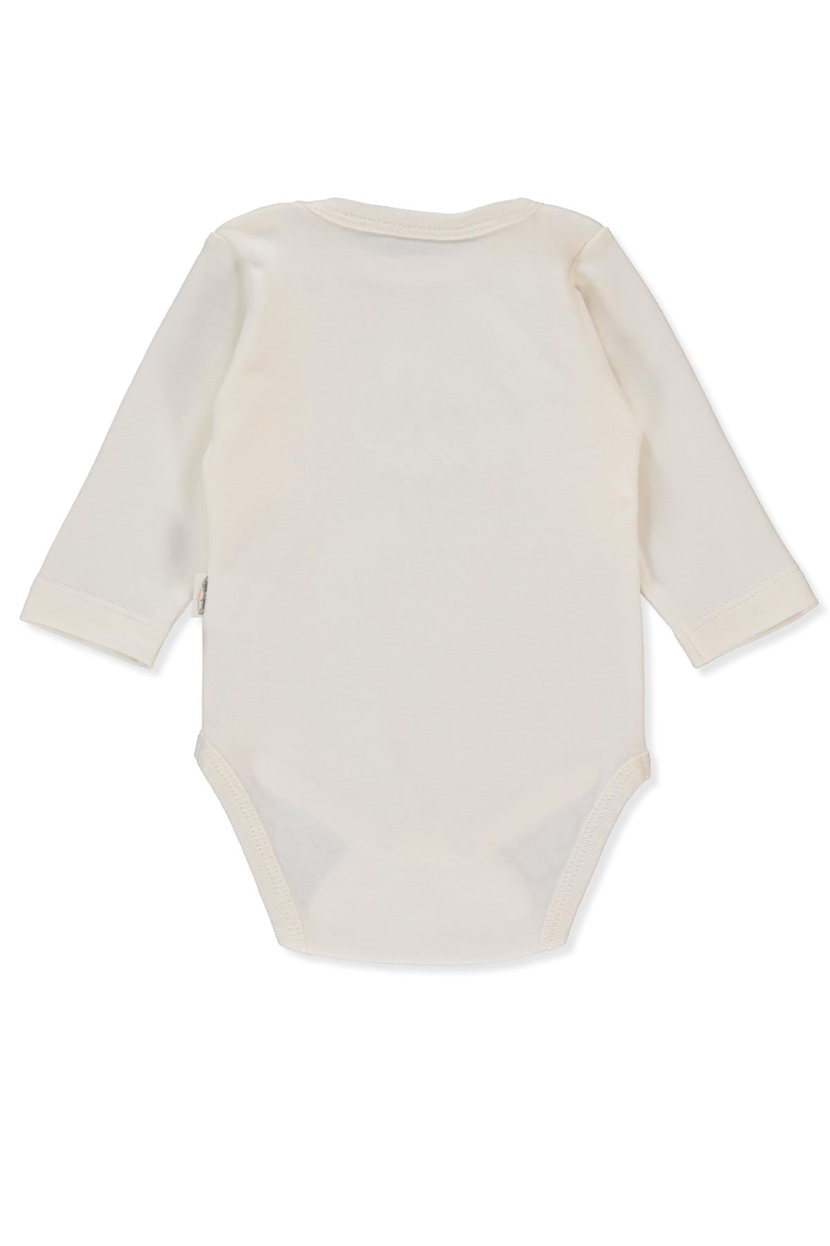 İNTERLOK UZUN KOLLU BODY AY (MINI BEE) LİLA
