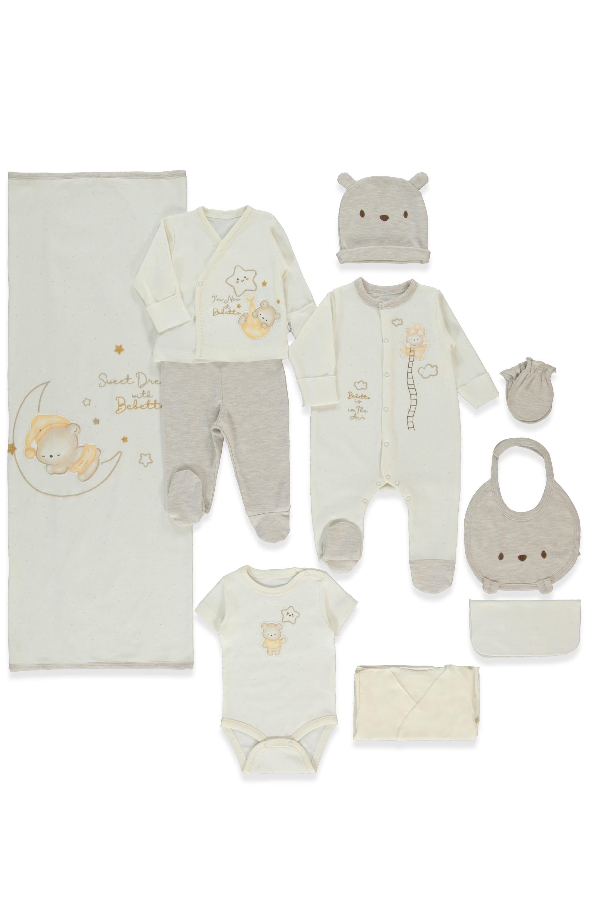 İNTERLOK ZIBIN SET 10LU (BE KIND) BEJ MELANJ