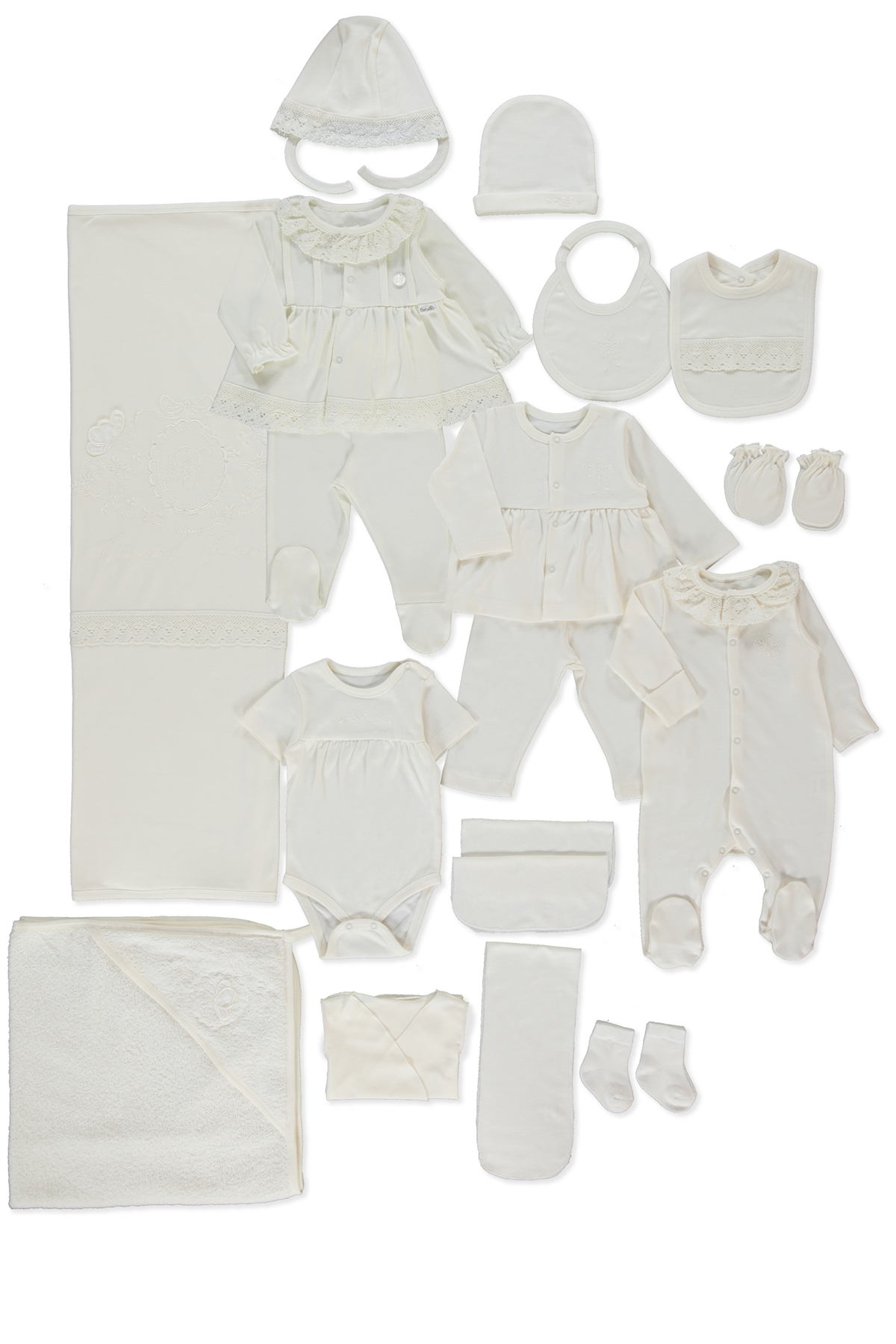 İNTERLOK ZIBIN SET 20Lİ (CEREMONY) KOYU EKRU