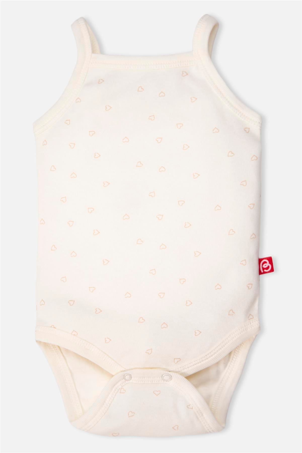 İP ASKILI BODY 3LÜ (CUTE BUNNY) BEJ