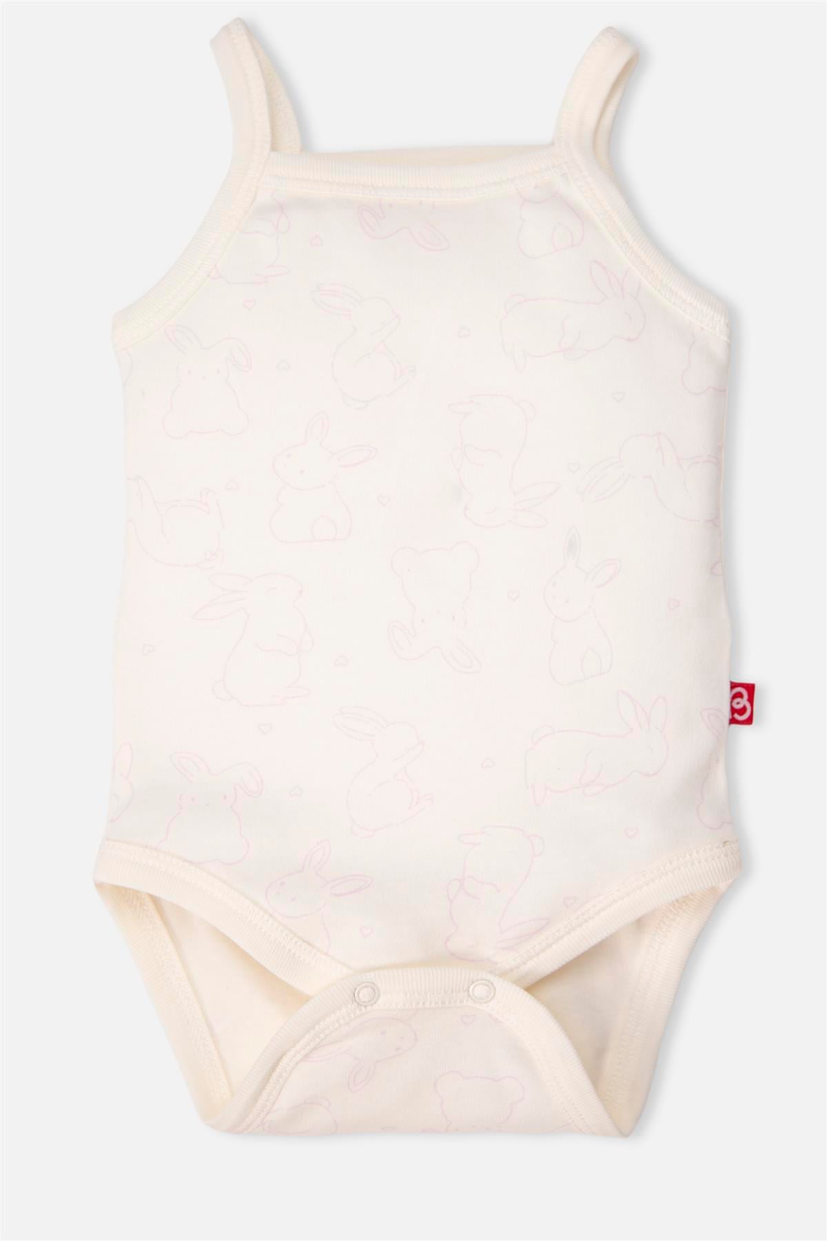 İP ASKILI BODY 3LÜ (CUTE BUNNY) PEMBE