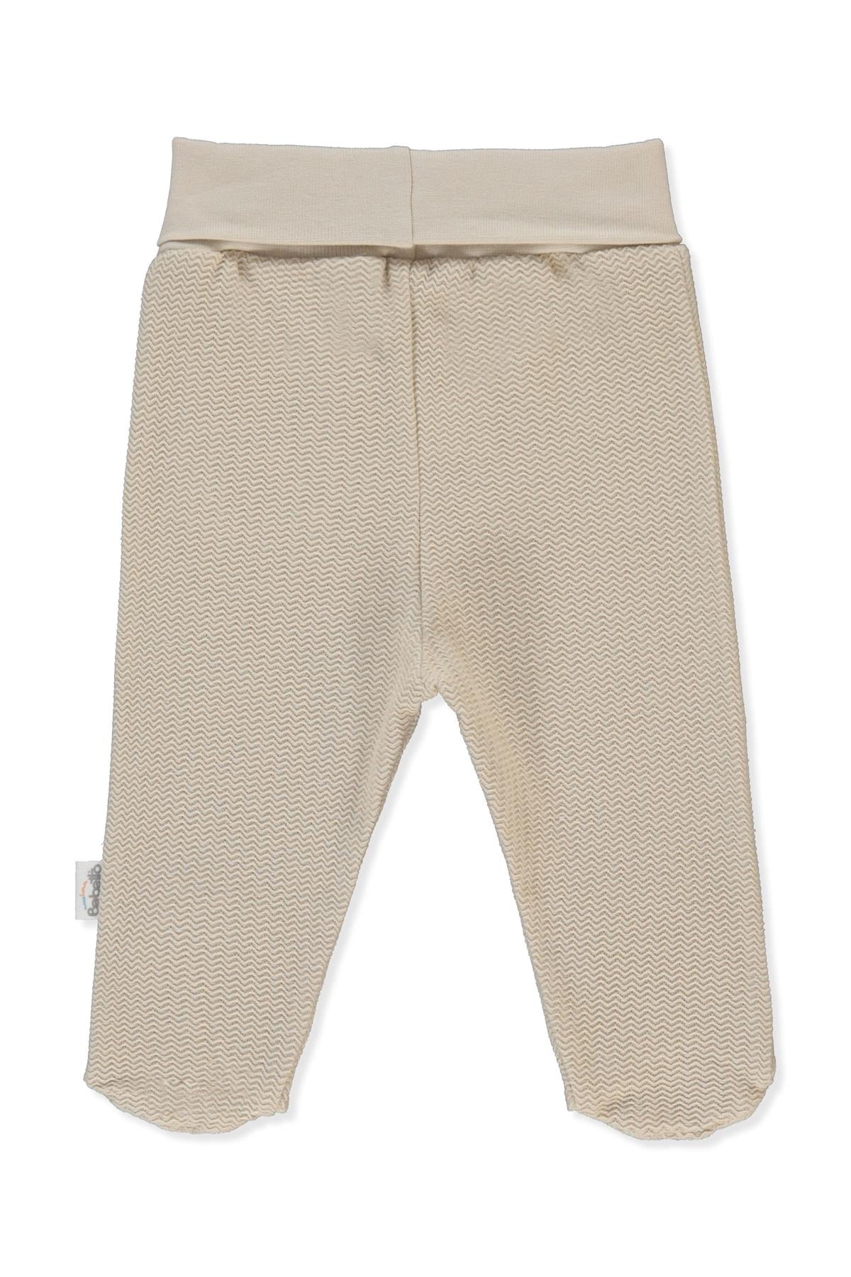 JAKARLI İKİ İP PATİKLİ PANTOLON (BABY KING/25) BEJ