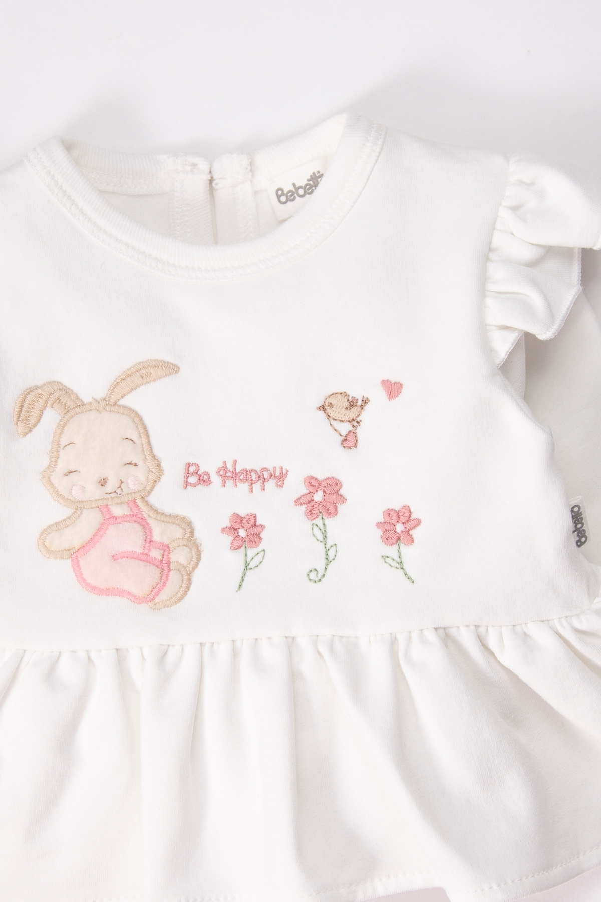KADİFE PATİKLİ PANTOLON 2Lİ TAKIM (HAPPY BUNNY) PEMBE