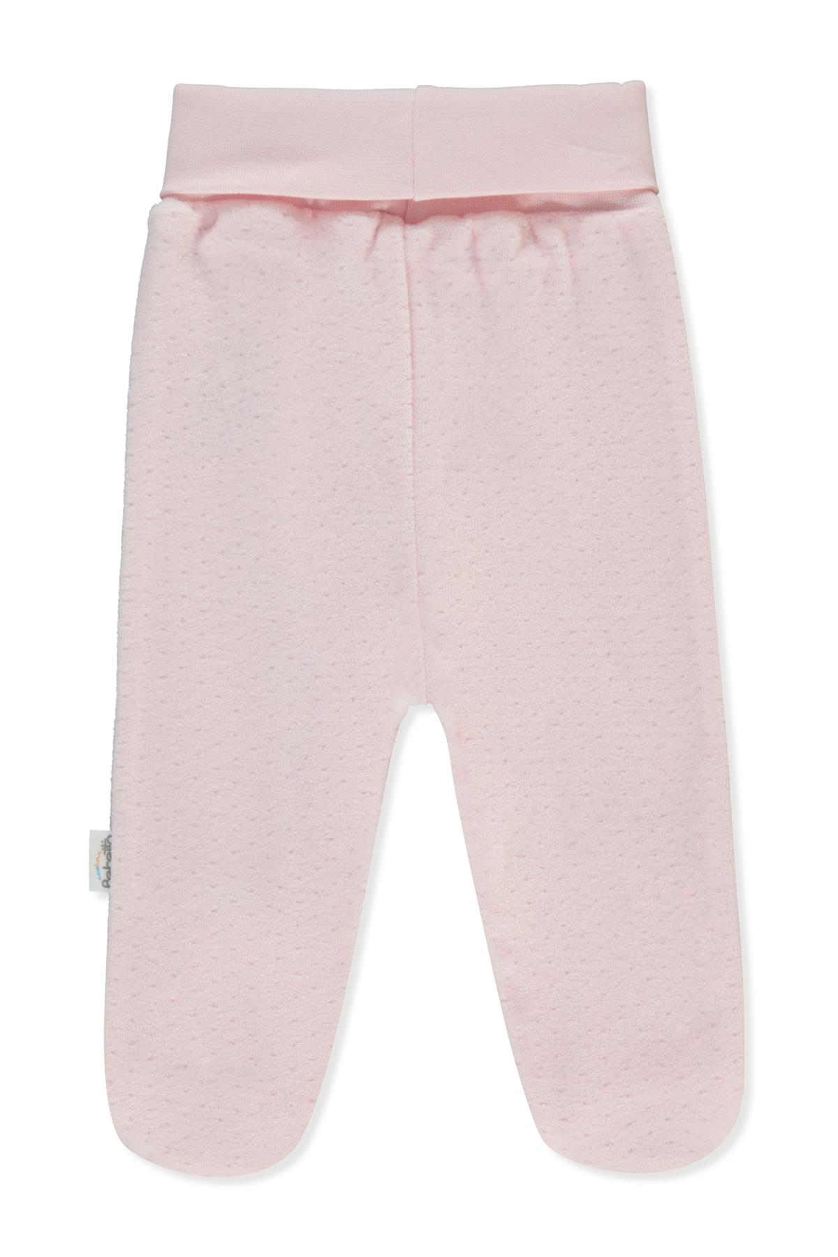 KADİFE PATİKLİ PANTOLON (MY LITTLE ONE) PEMBE