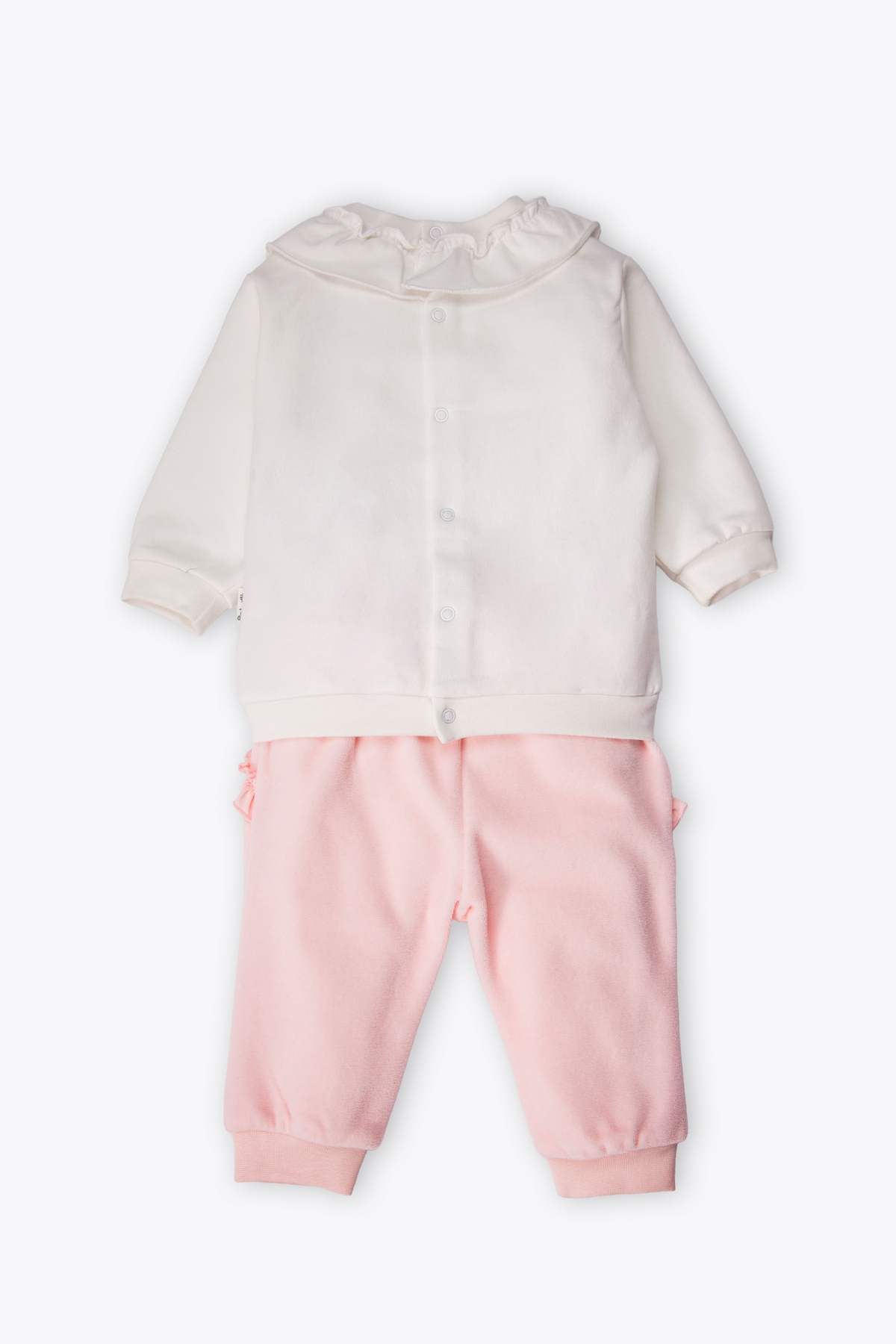 KADİFE PATİKSİZ PANTOLON 2Lİ TAKIM (HAPPY BUNNY) PEMBE