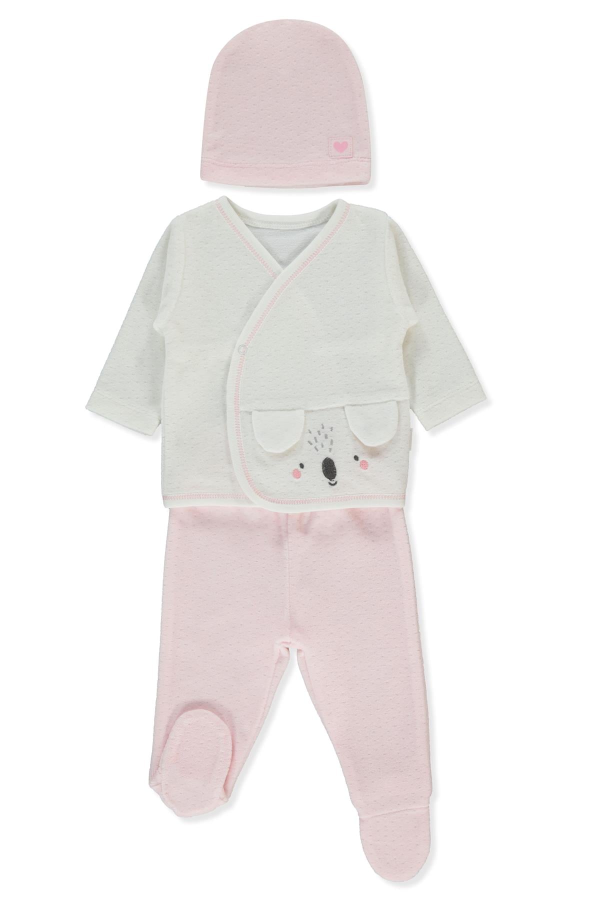 KADİFE ZIBIN SET 3LÜ TAKIM (MY LITTLE ONE) PEMBE