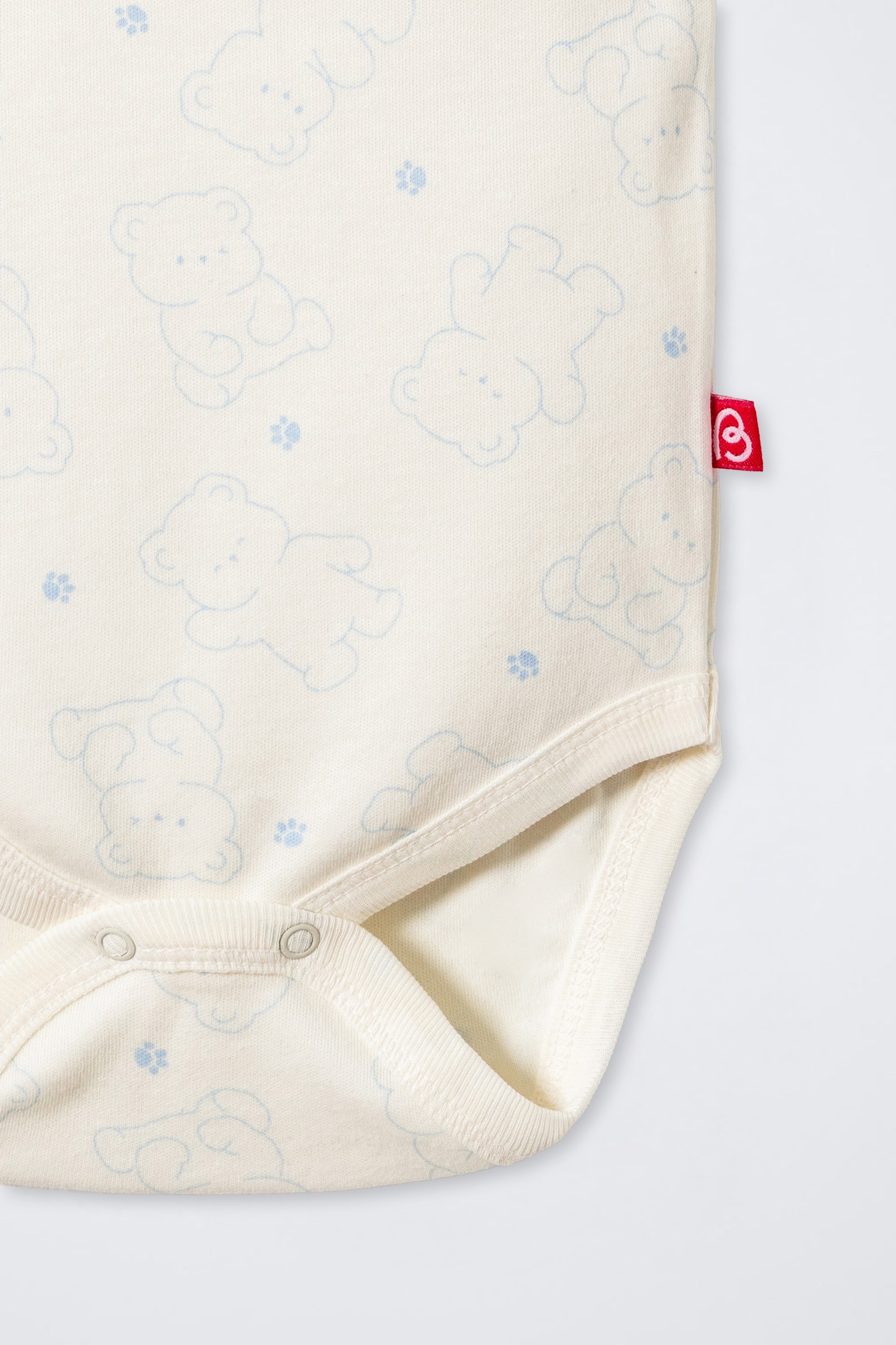 KISA KOLLU BODY 3LÜ (CUTE BEAR) MAVİ