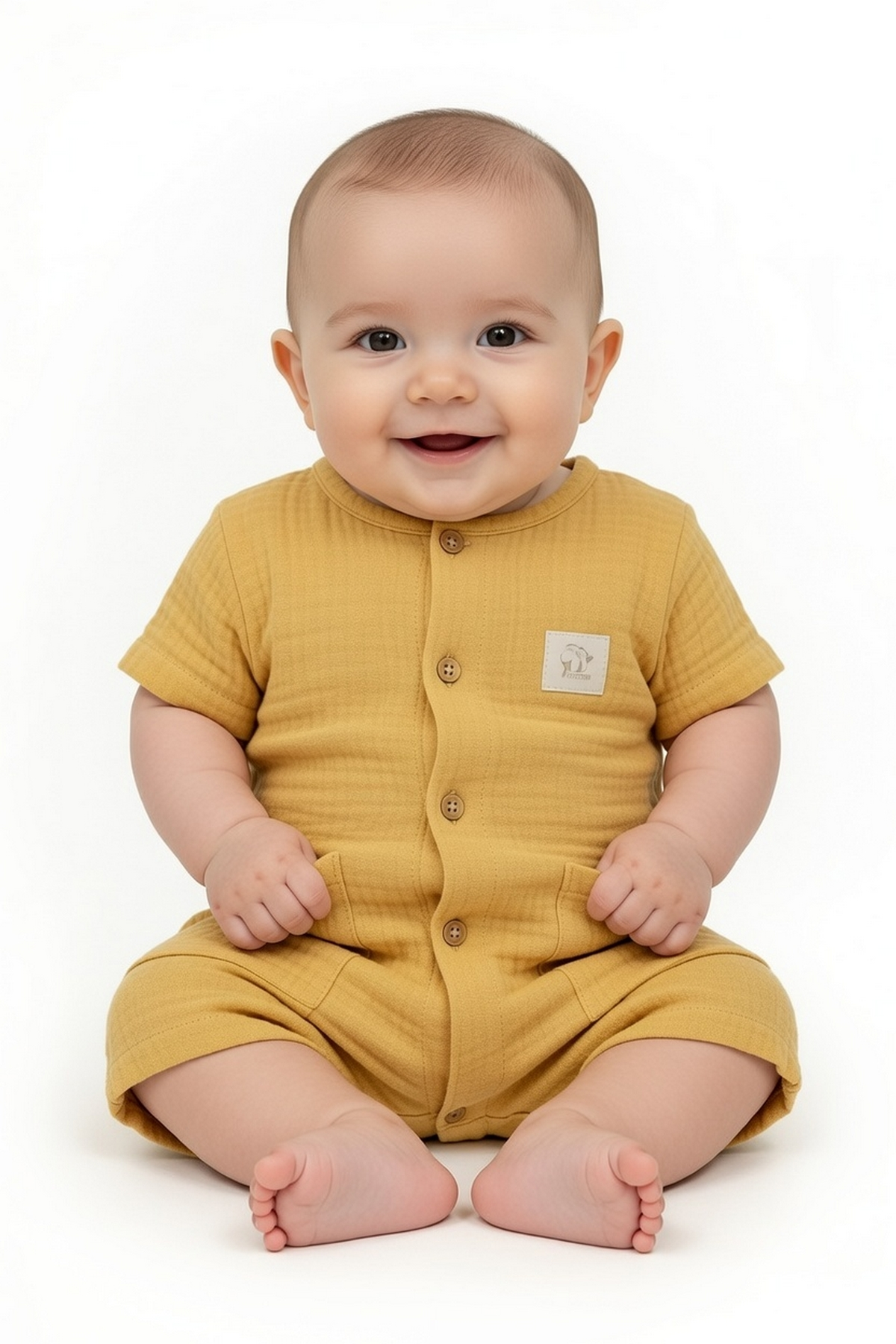 MÜSLİN GOLF TULUM (PILLOWY) HARDAL