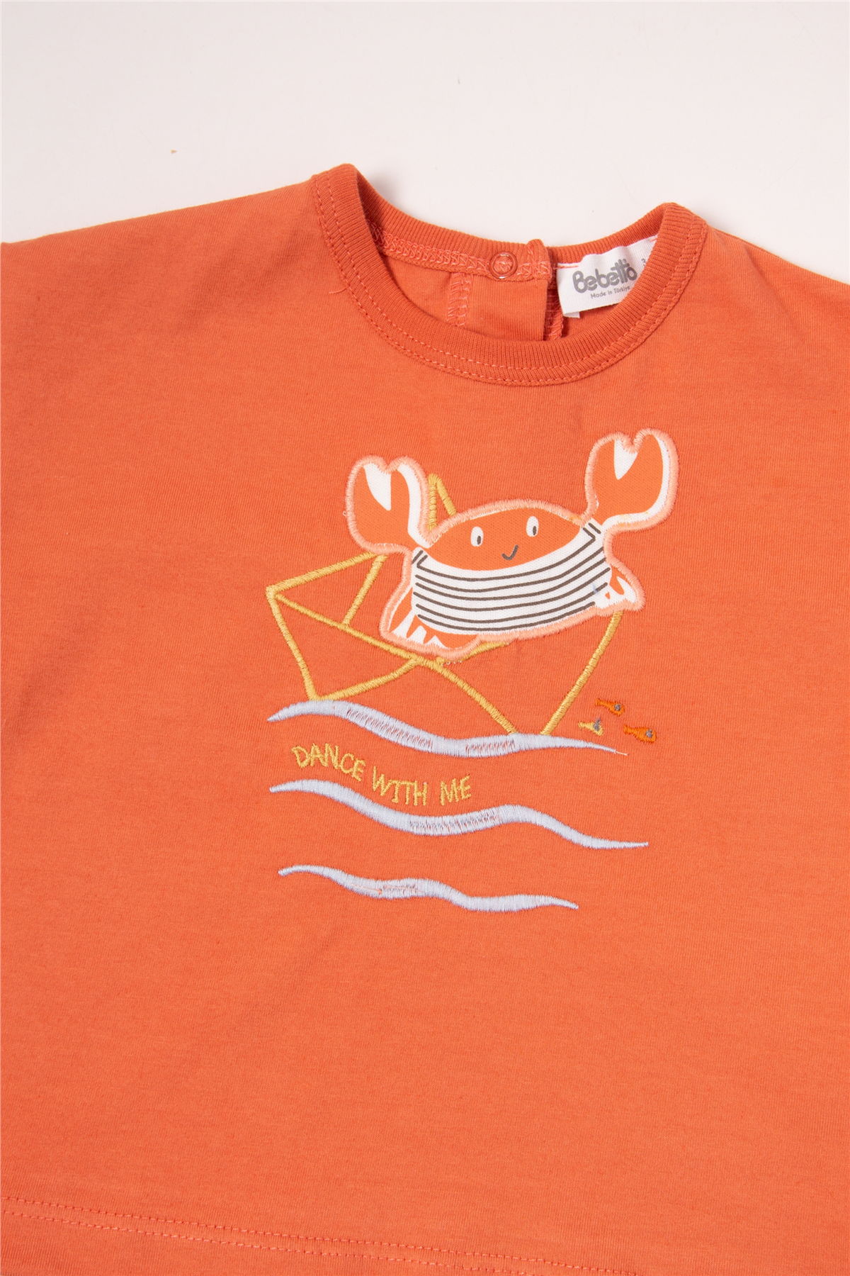 MÜSLİN ŞORT 2Lİ TAKIM (FUNNY CRAB) ORANJ