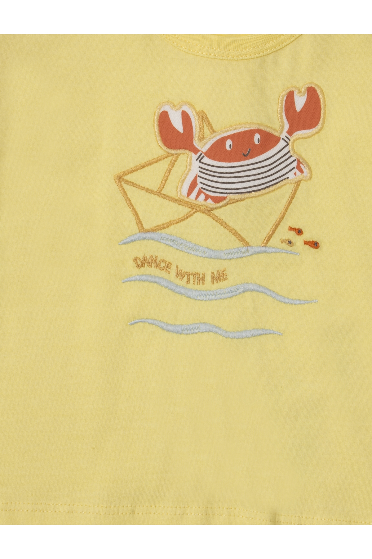 MÜSLİN ŞORT 2Lİ TAKIM (FUNNY CRAB) SARI