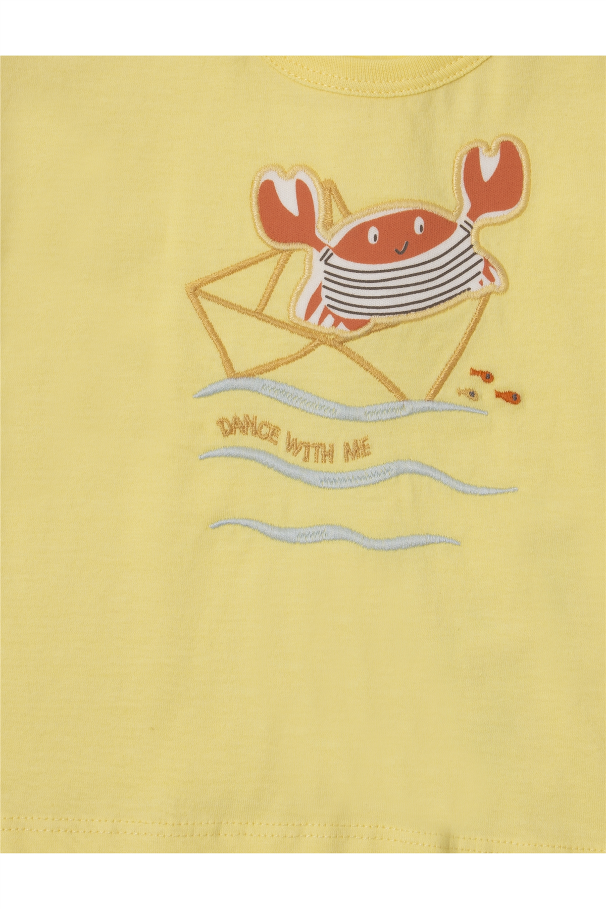 MÜSLİN ŞORT 2Lİ TAKIM (FUNNY CRAB) SARI
