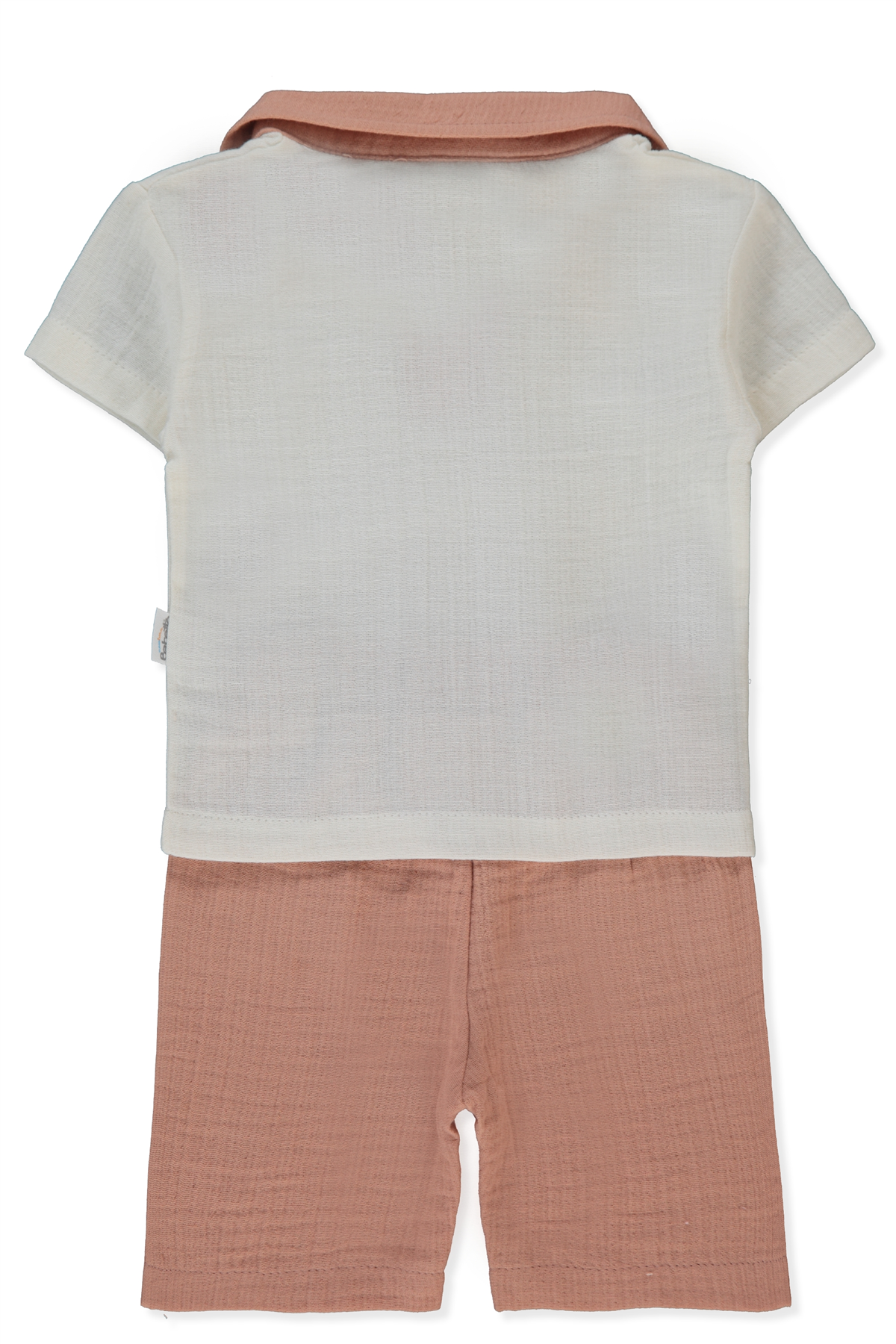 MÜSLİN ŞORT 2Lİ TAKIM (PILLOWY) KİREMİT
