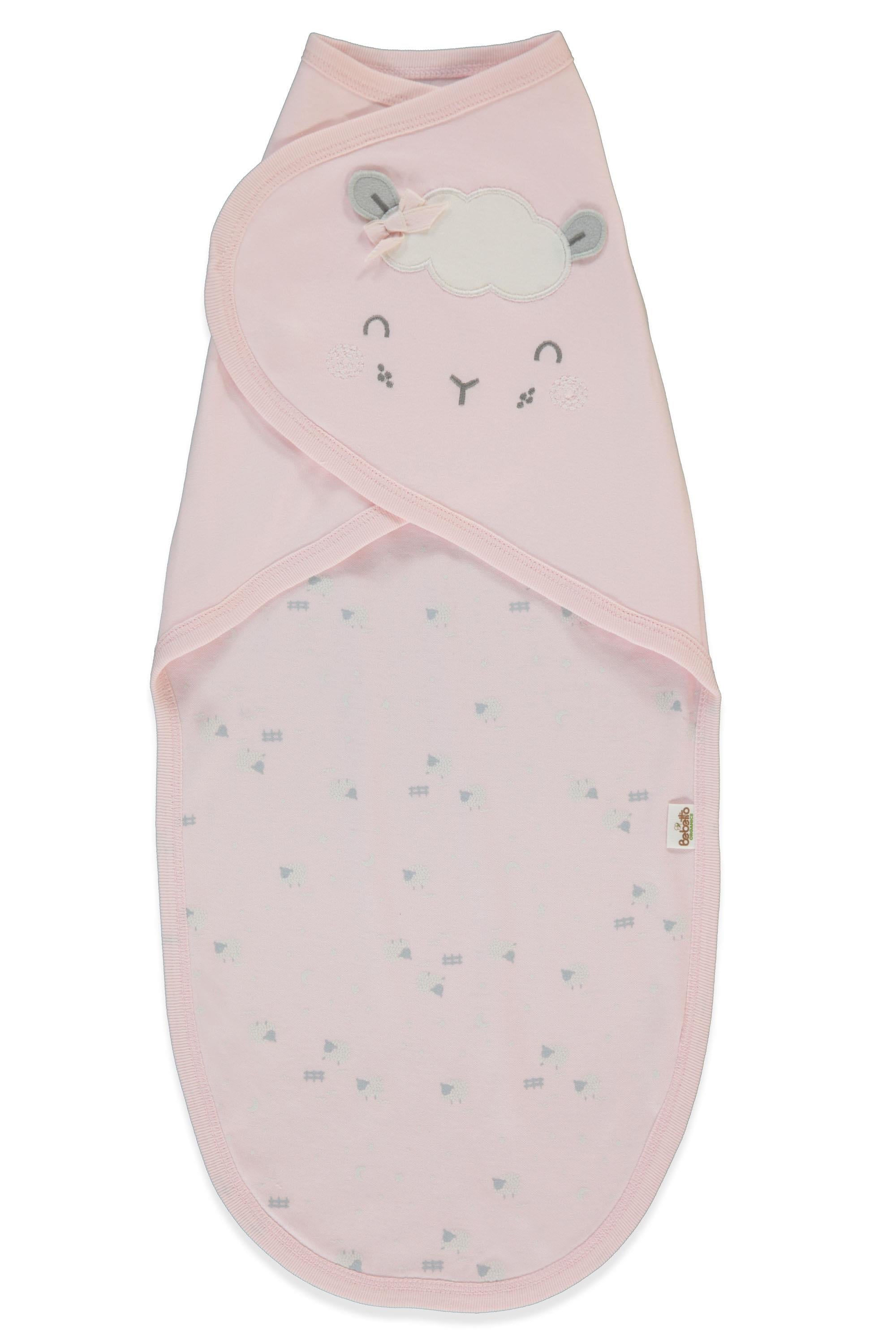 ORGANİK İNTERLOK CIRTLI KUNDAK (ORGANIC SLEEPY SHEEPY) PEMBE