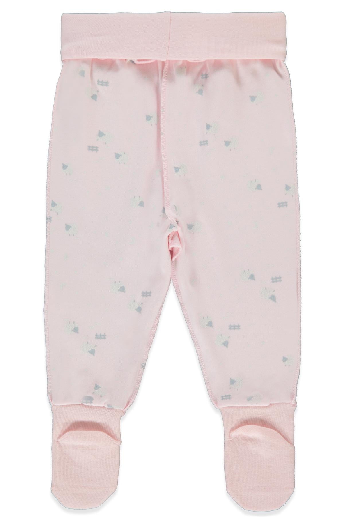 ORGANİK İNTERLOK ÇORAPTOLON (ORGANIC SLEEPY SHEEPY) PEMBE
